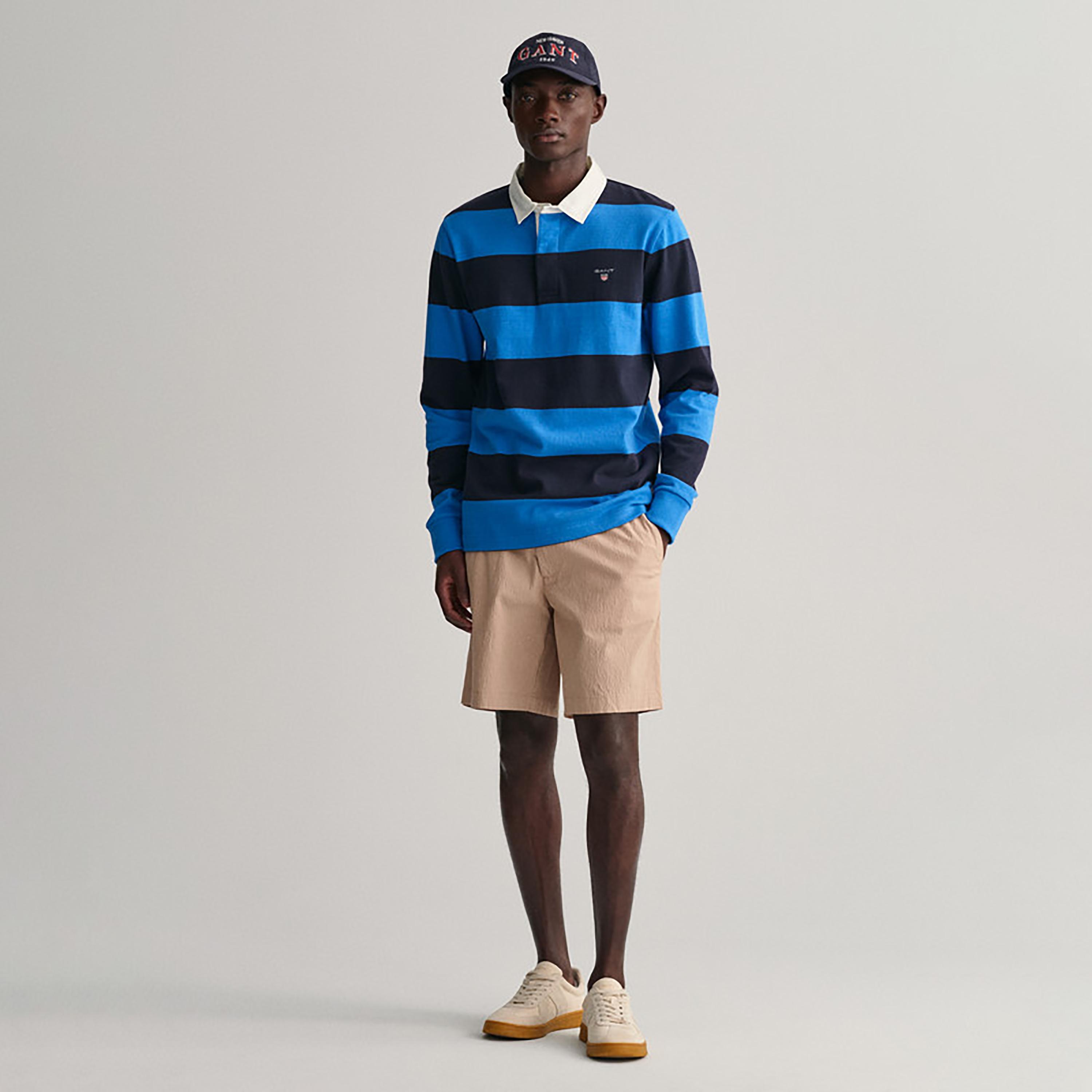تي-شيرت بولو متباينة الألوان من جانت بأكمام طويلة وياقة-men-clothing-tshirtsandpolos-polos-image-2