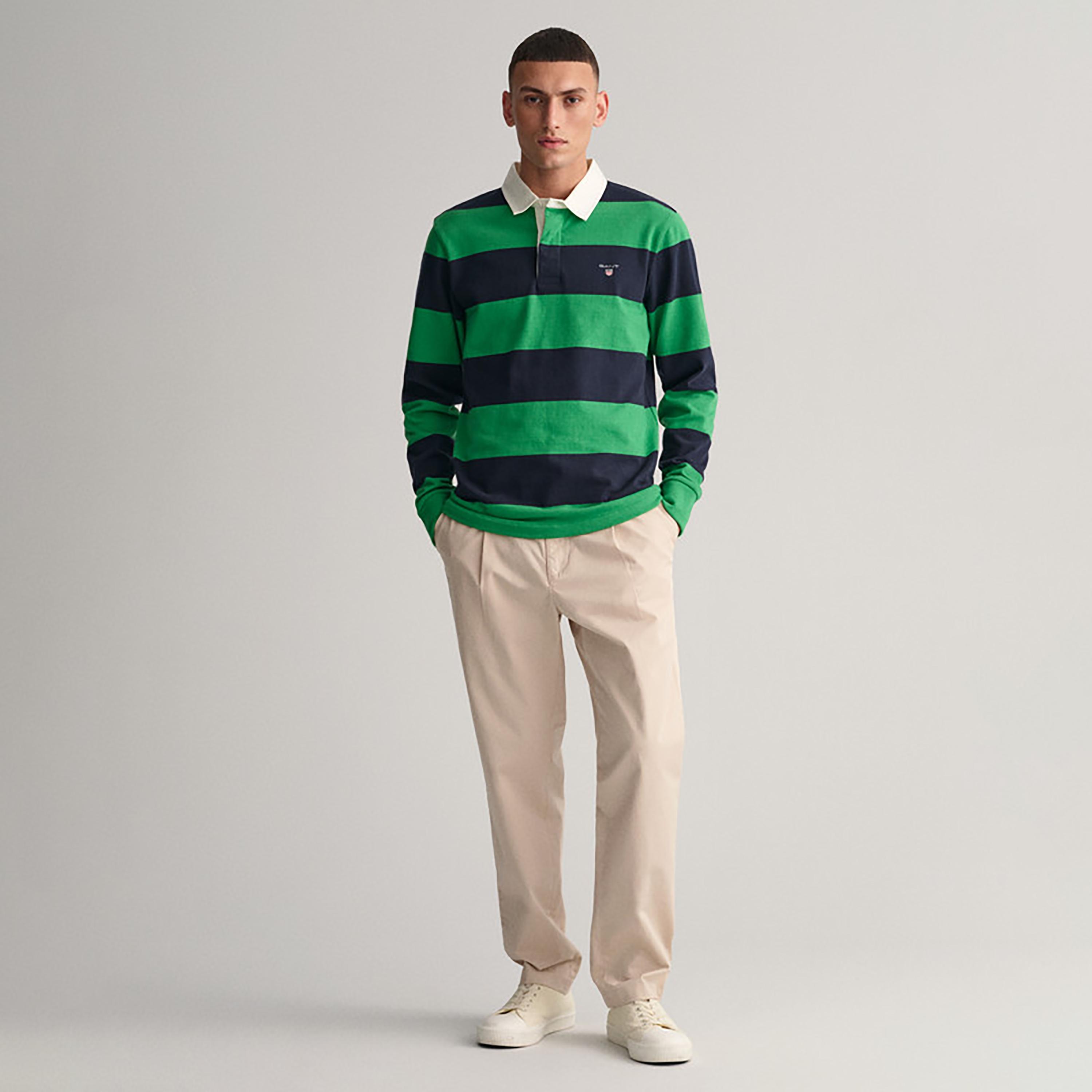 Gant Colour Block Collared Long Sleeves Polo T-Shirt-men-clothing-tshirtsandpolos-polos-image-2