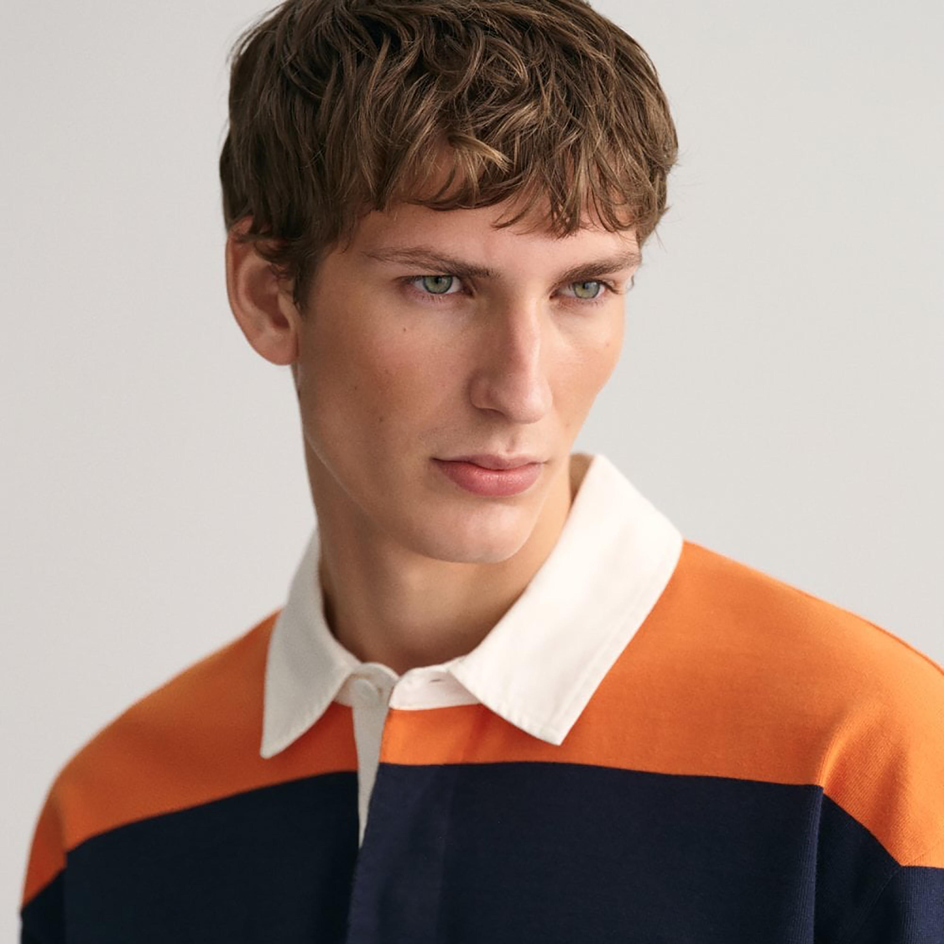 Gant Colour Block Collared Long Sleeves Polo T-Shirt-men-clothing-tshirtsandpolos-polos-image-3