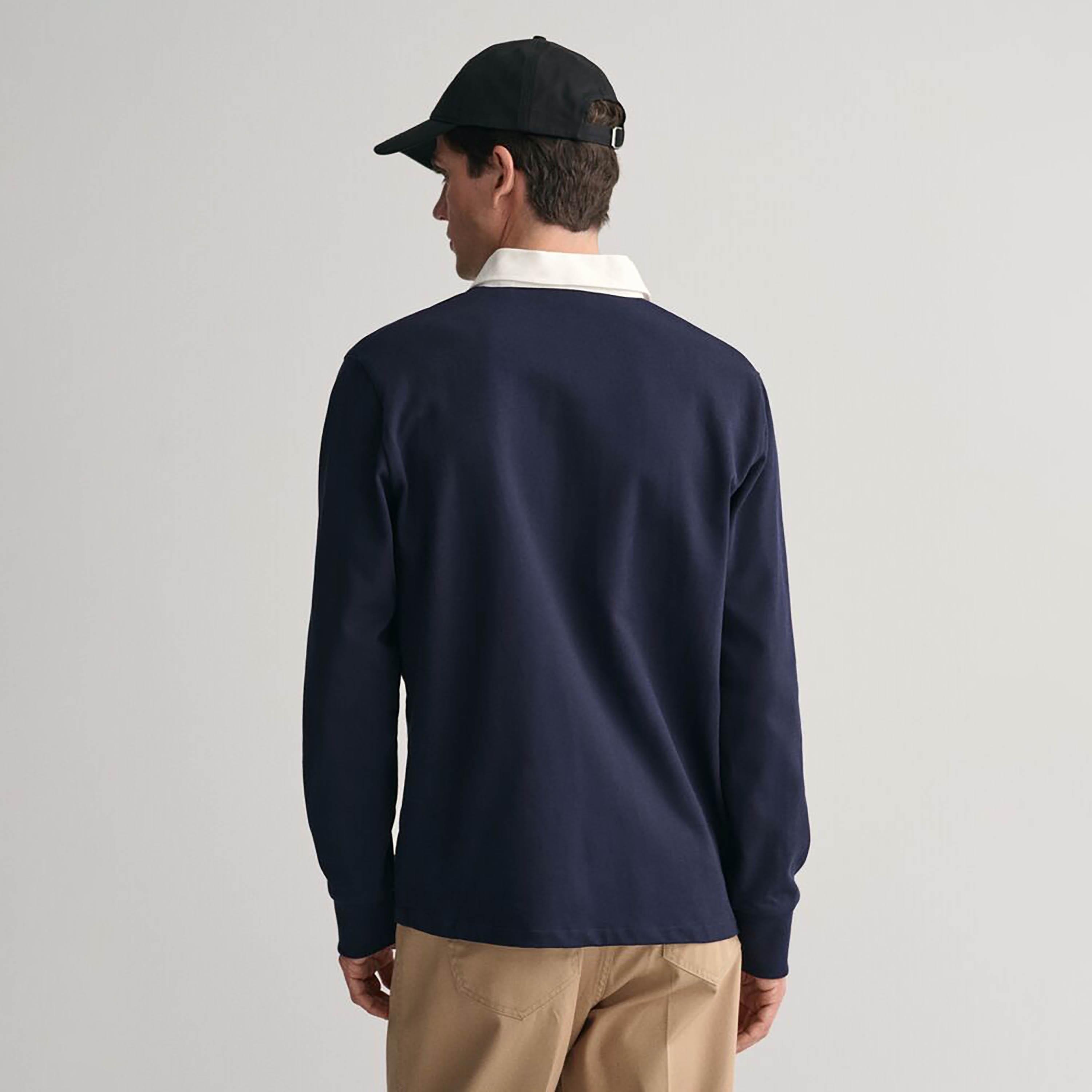 Gant Plain Collared Long Sleeves Men's Rugger-men-clothing-tshirtsandpolos-tshirts-image-4