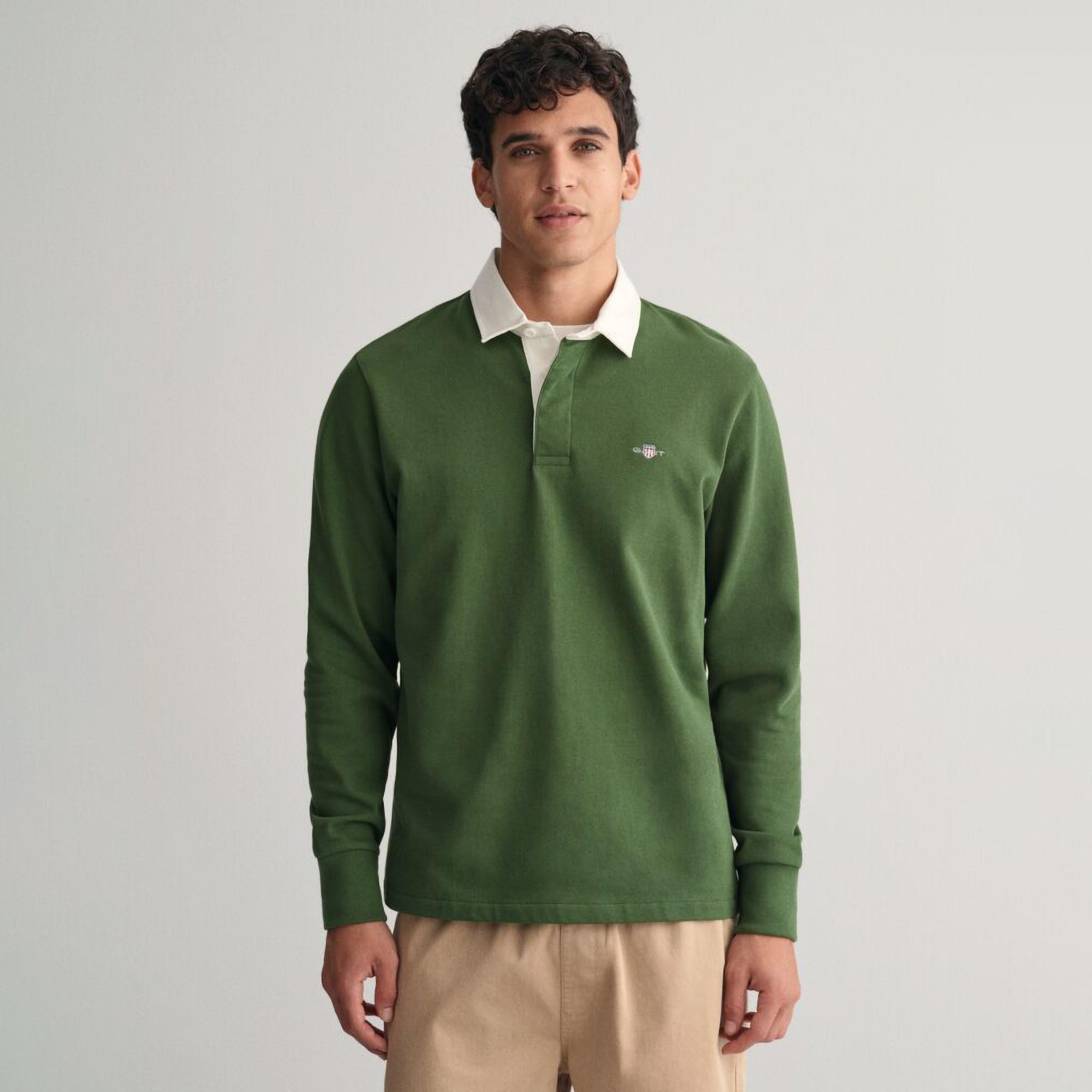 Gant Plain Collared Long Sleeves Men's Rugger-men-clothing-tshirtsandpolos-tshirts-image-11