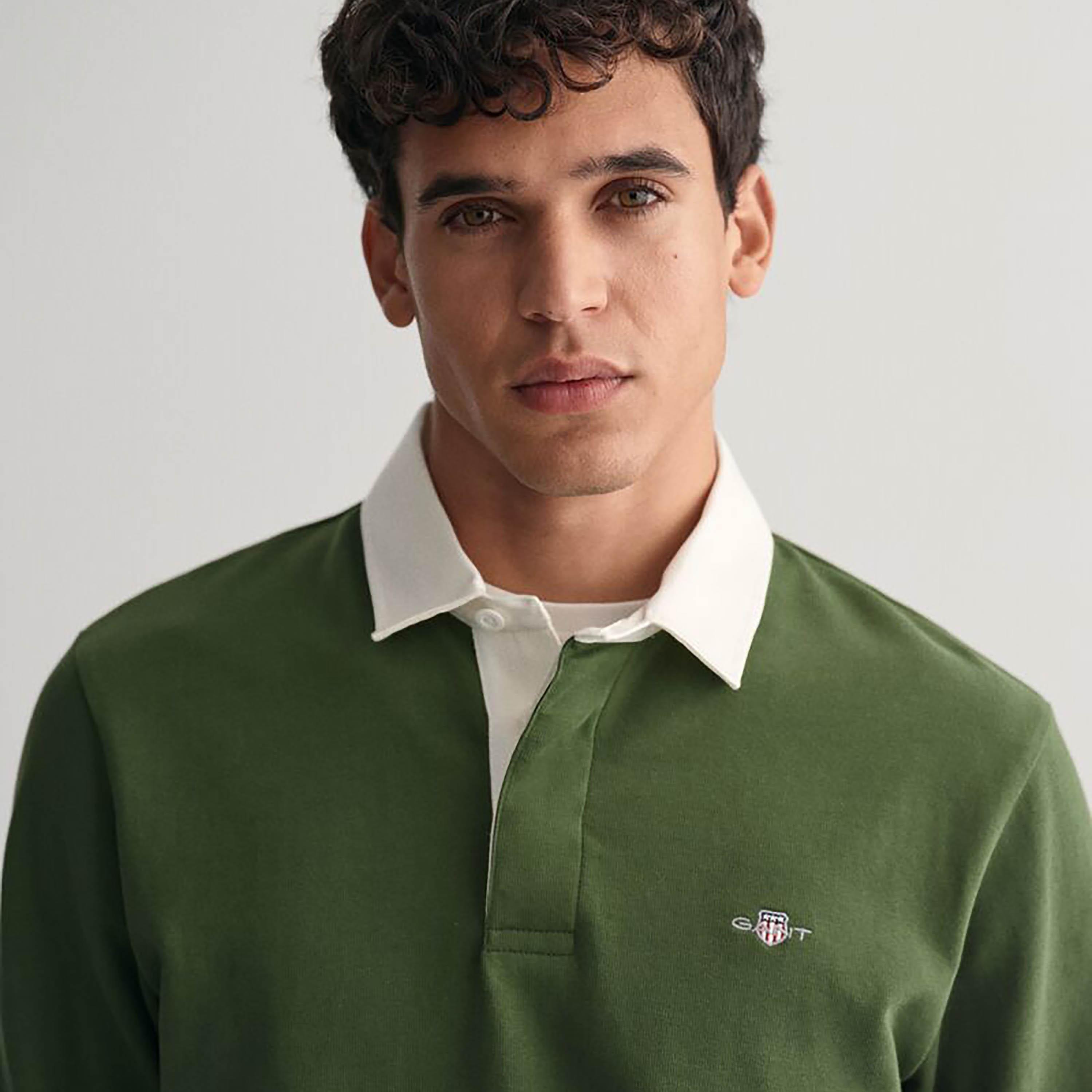 Gant Plain Collared Long Sleeves Men's Rugger-men-clothing-tshirtsandpolos-tshirts-image-13