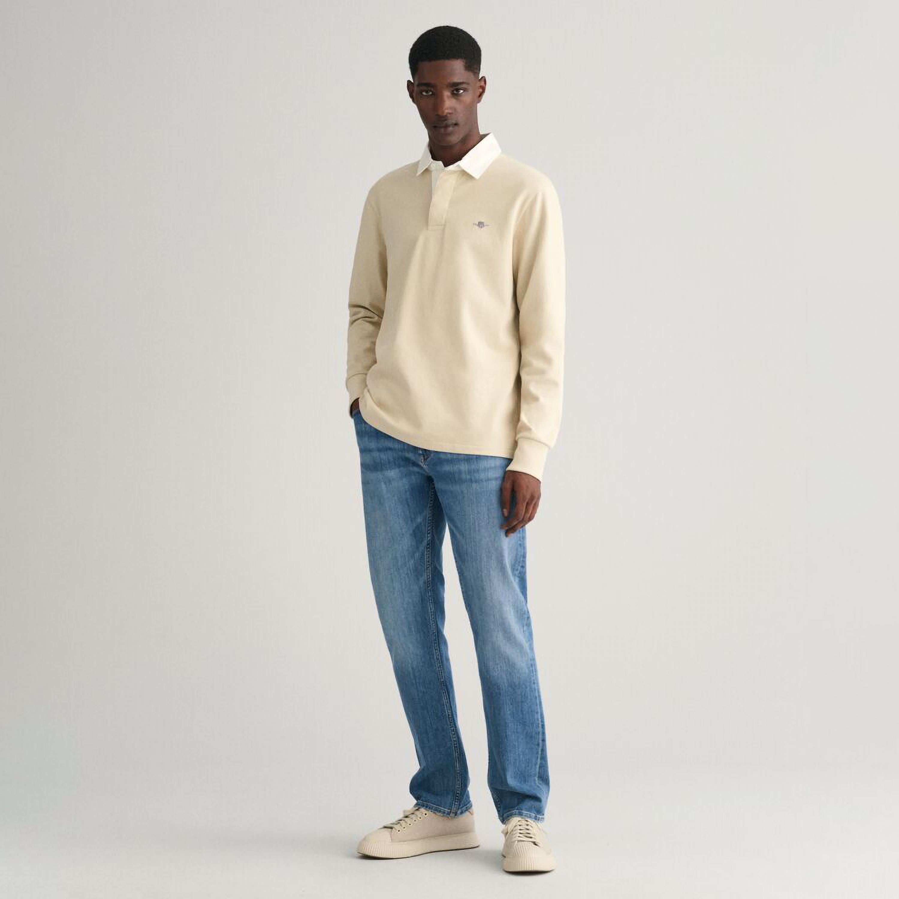 Gant Plain Collared Long Sleeves Men's Rugger-men-clothing-tshirtsandpolos-tshirts-image-7