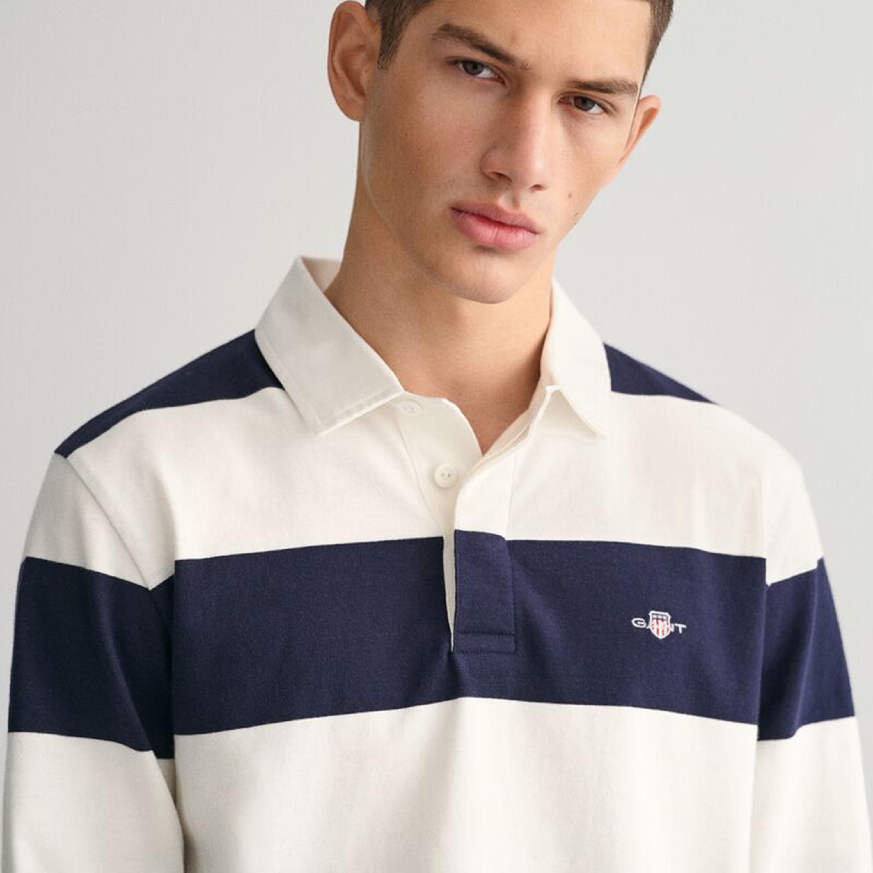 Gant Collared Long Sleeves Shield Barstriped Heavy Rugger Polo T-Shirt-men-clothing-tshirtsandpolos-polos-image-3