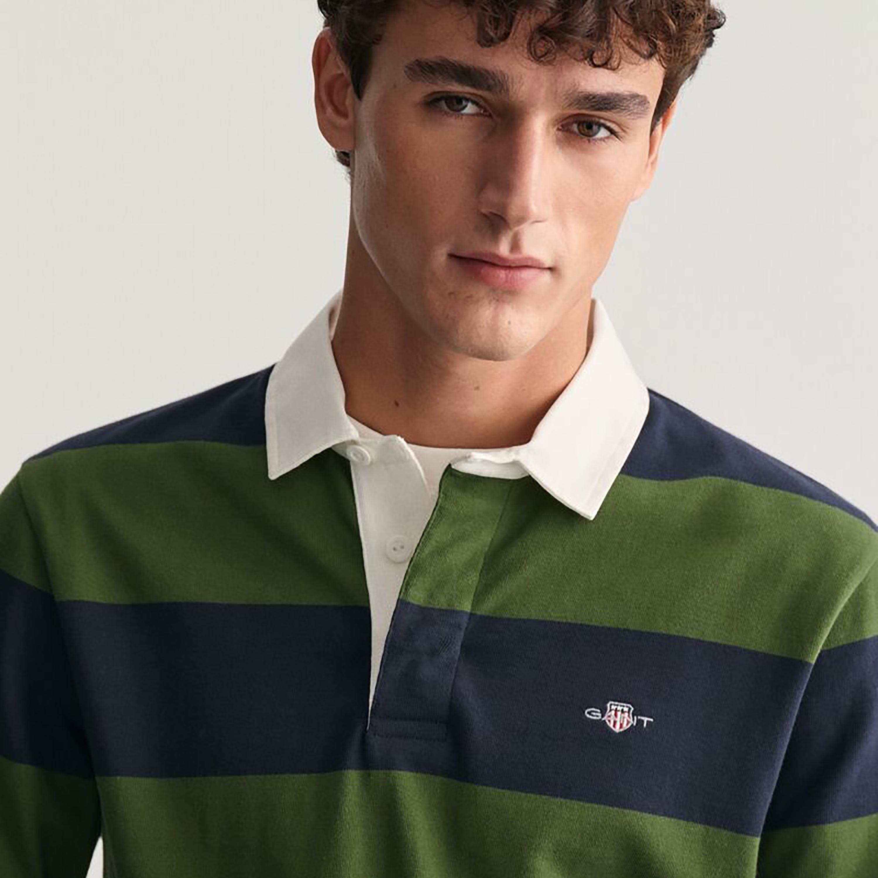 Gant Collared Long Sleeves Shield Barstriped Heavy Rugger Polo T-Shirt-men-clothing-tshirtsandpolos-polos-image-7