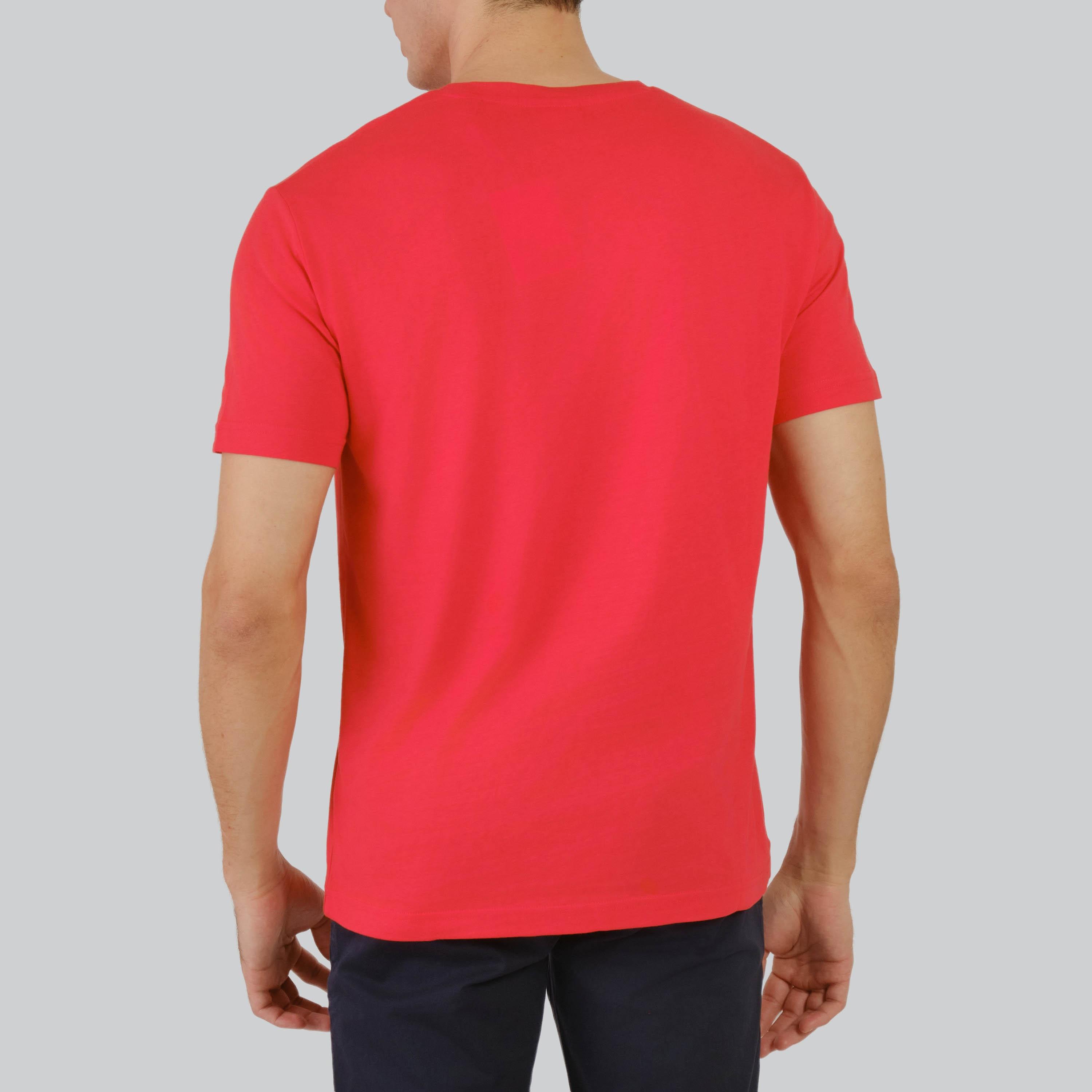 تي شيرت رجالي بأكمام قصيرة وياقة مستديرة وطبعة شعار Gant Shield-men-clothing-tshirtsandpolos-tshirts-image-15