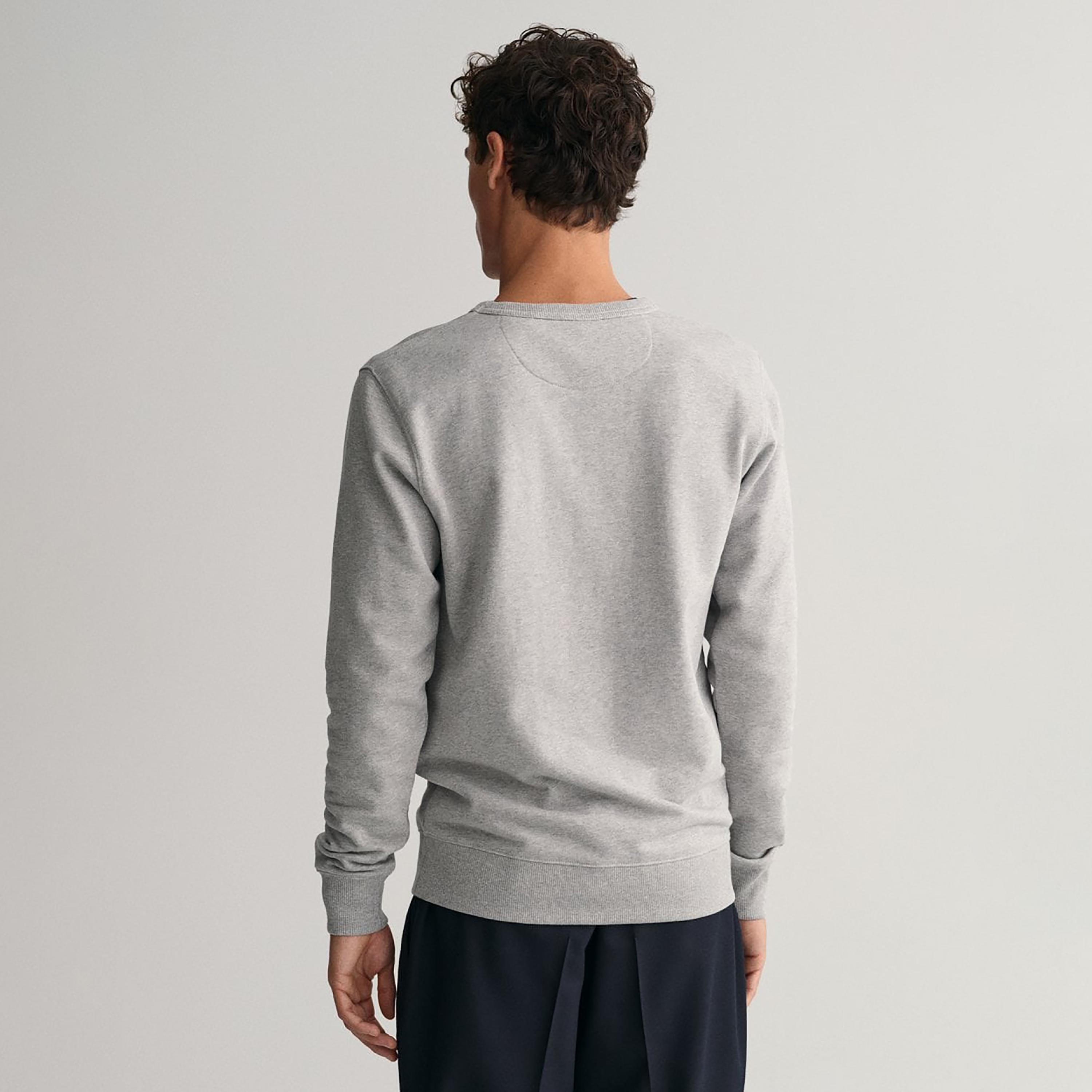 Gant Logo Print Crew Neck Sweatshirt-men-winterwear-hoodiesandsweatshirts-image-4