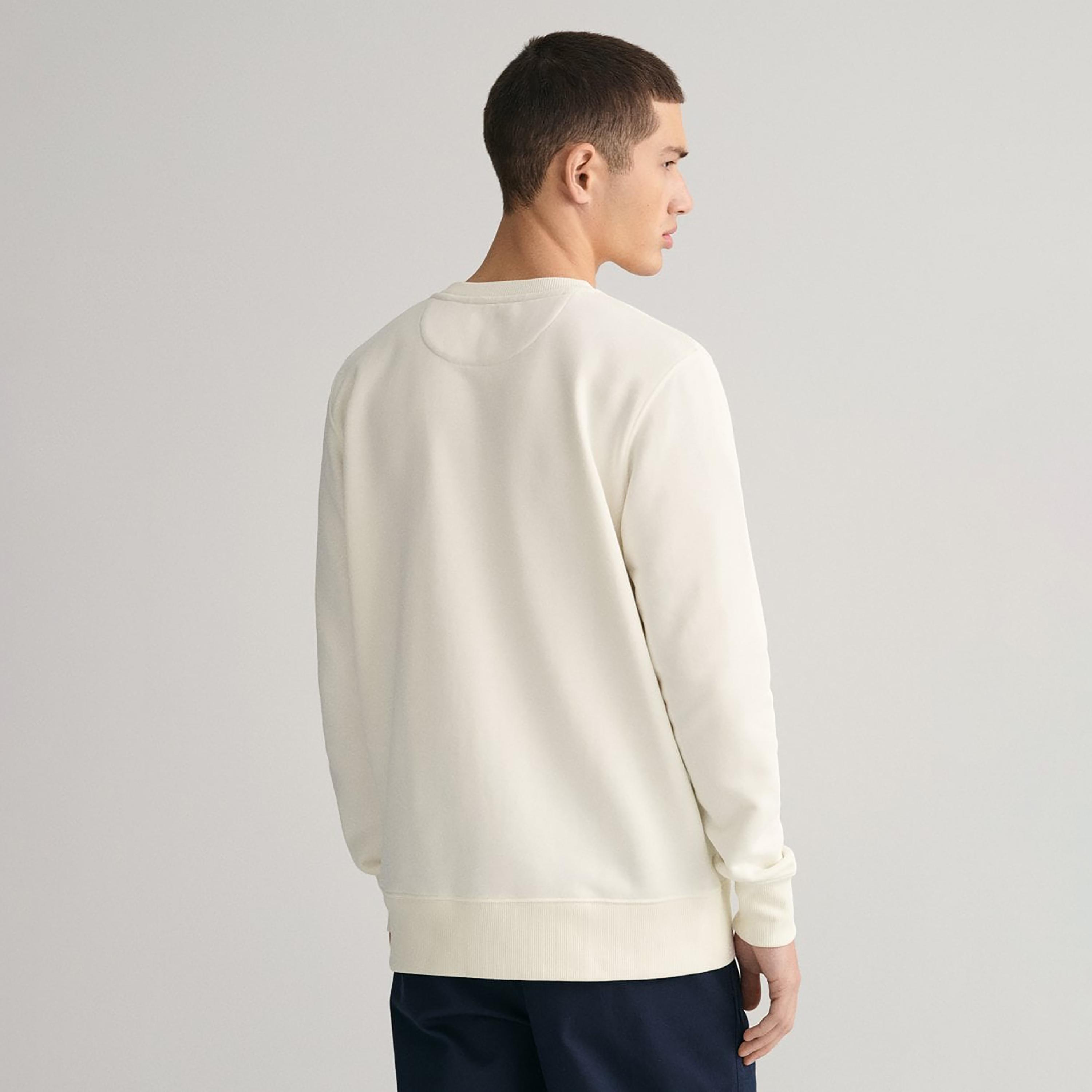 Gant Logo Detail Crew Neck Sweatshirt-men-winterwear-hoodiesandsweatshirts-image-4