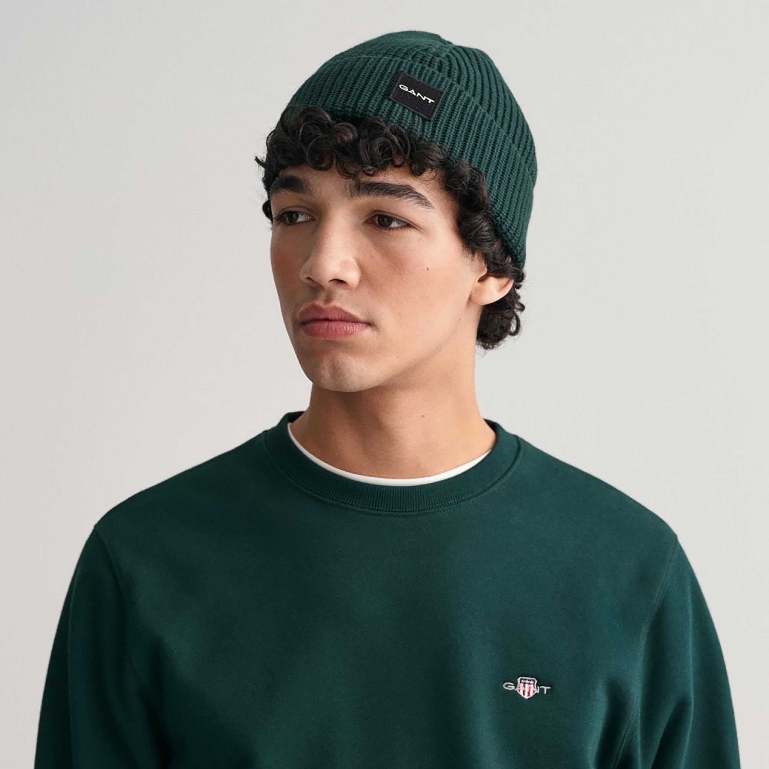 Gant Logo Detail Crew Neck Sweatshirt-men-winterwear-hoodiesandsweatshirts-image-3