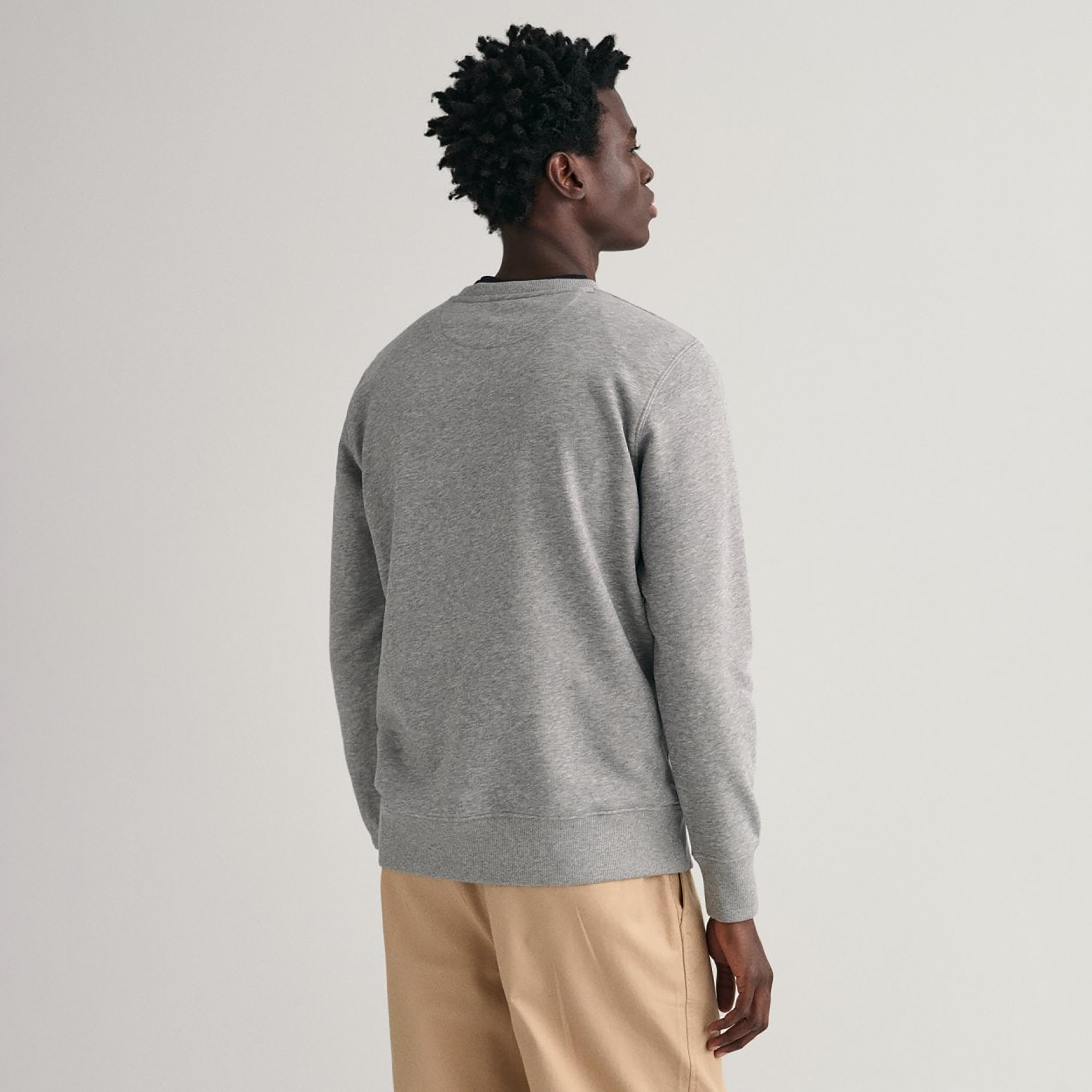 Gant Logo Detail Crew Neck Sweatshirt-men-winterwear-hoodiesandsweatshirts-image-4