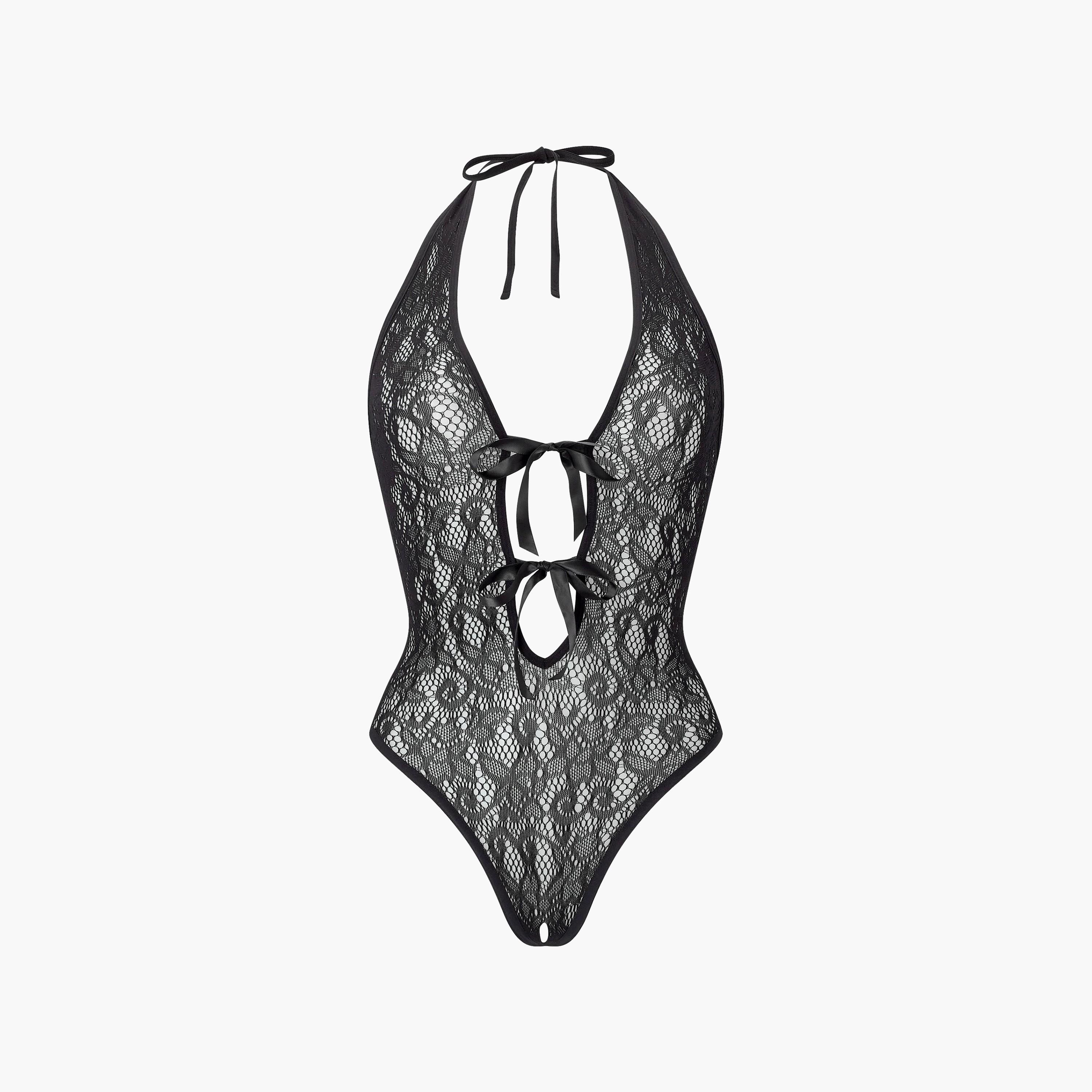 بودي سوت نسائي أسود غير مبطن مفتوح عند المنطقة الحساسة إكسترافاغانزا من آن سمرز-women-clothing-lingerie-babydollsandbodysuits-image-4