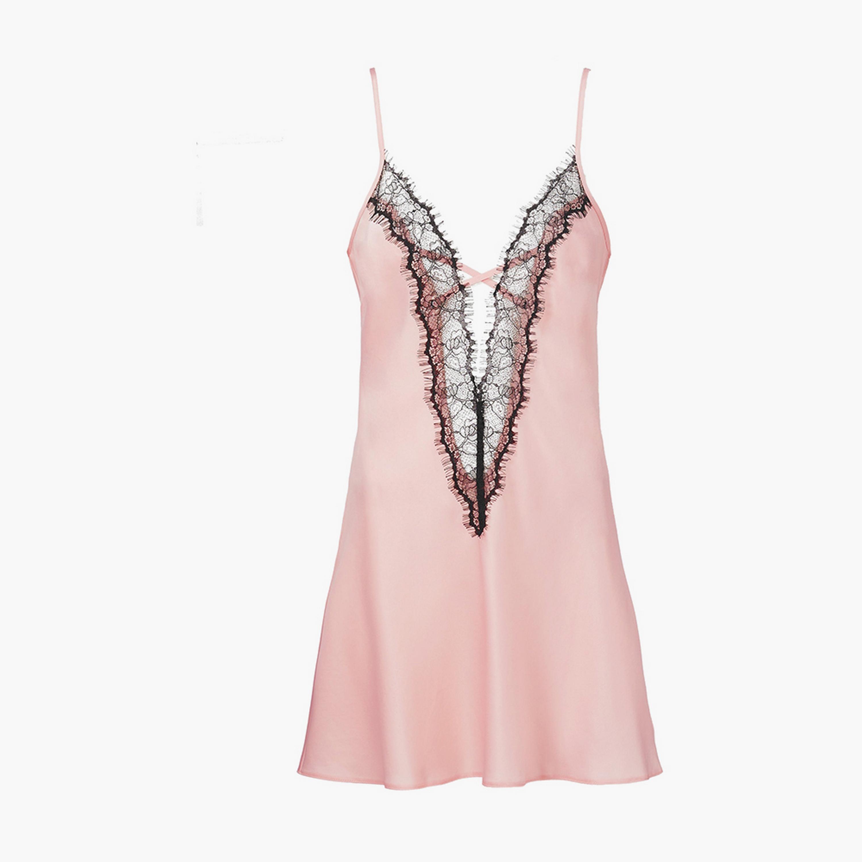 قميص نوم نسائي دانتيل بحمالات رفيعة من آن سمرز-women-clothing-nightwear-nighties-image-5
