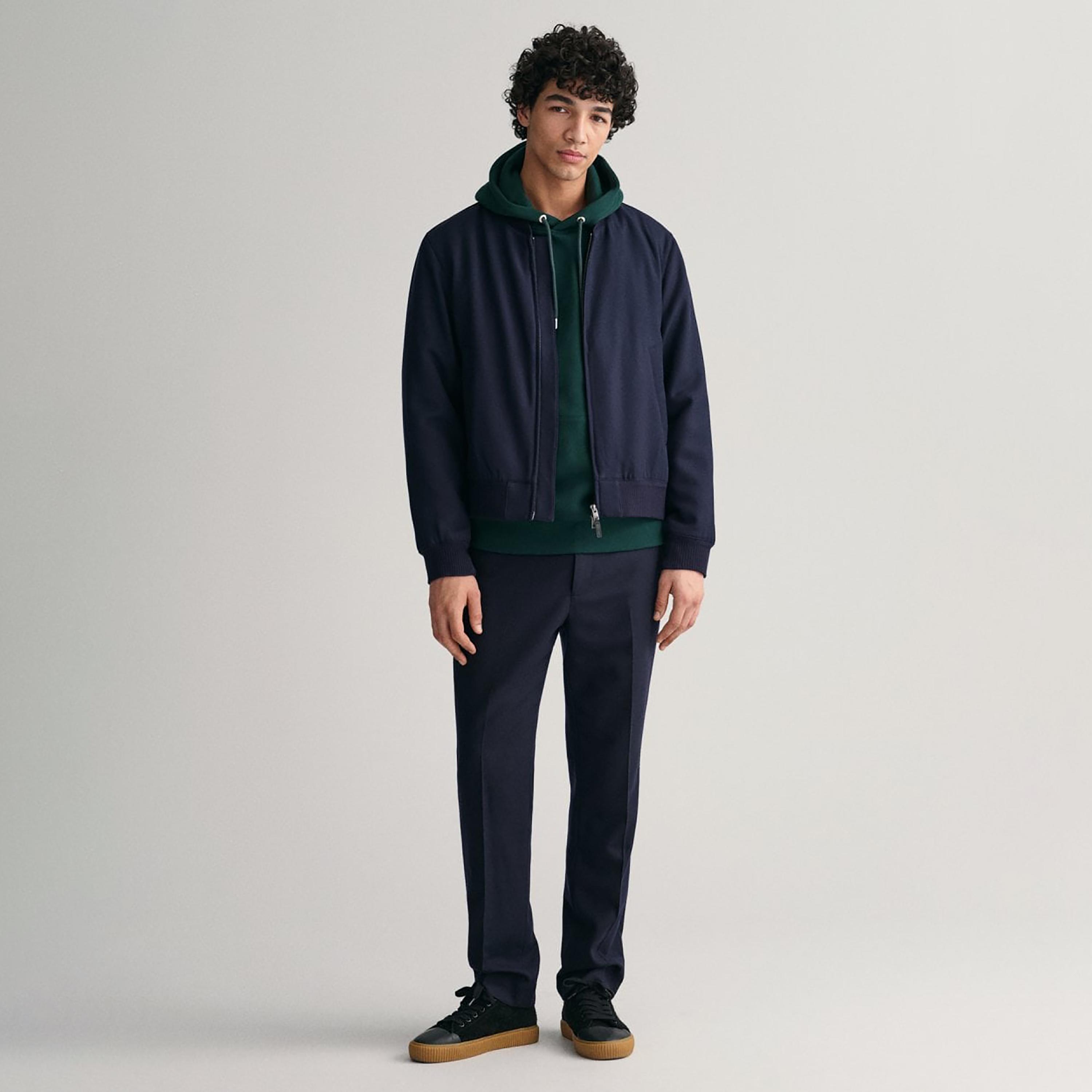 Gant Logo Detail Hoodie with Kangaroo Pocket-men-winterwear-hoodiesandsweatshirts-image-2