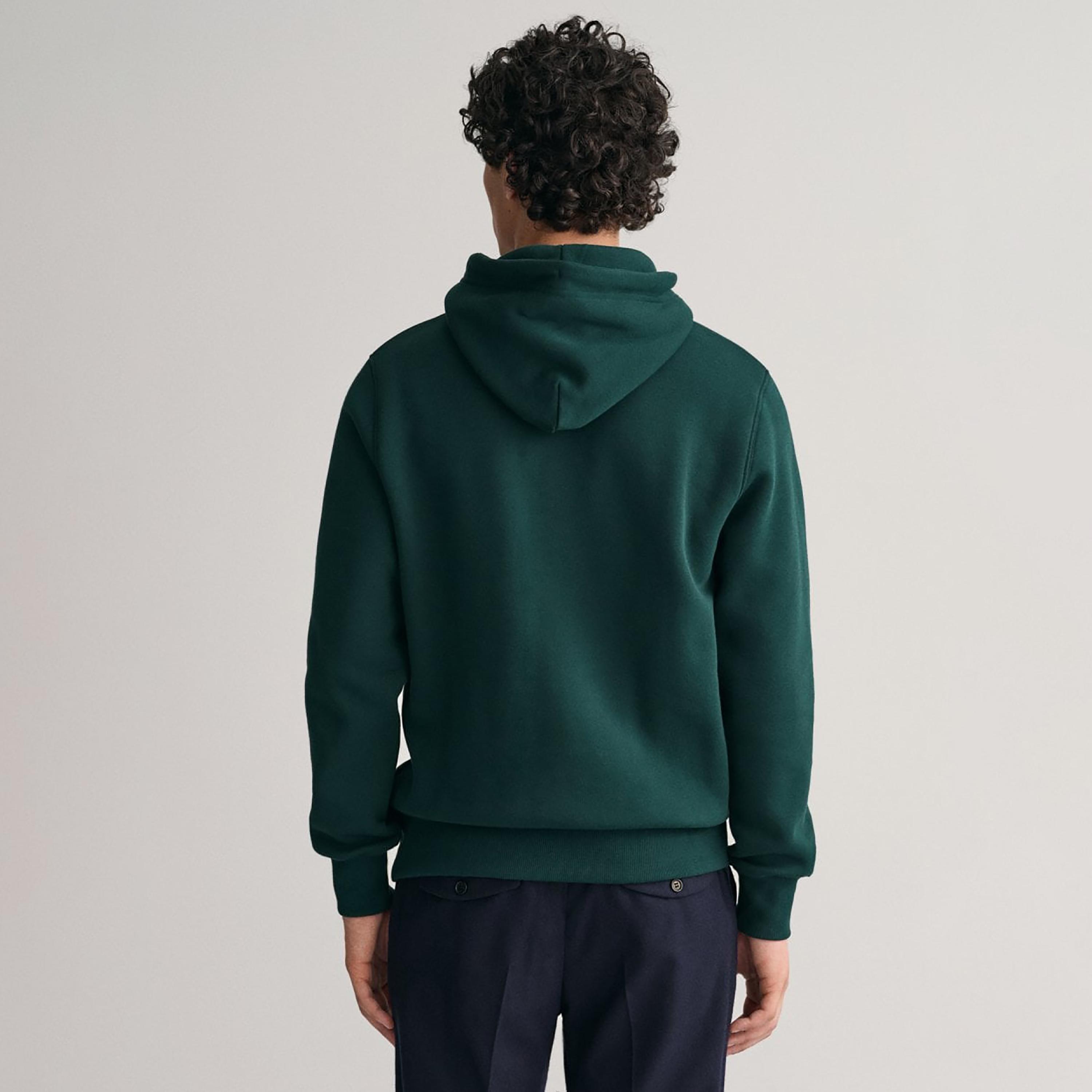 Gant Logo Detail Hoodie with Kangaroo Pocket-men-winterwear-hoodiesandsweatshirts-image-4