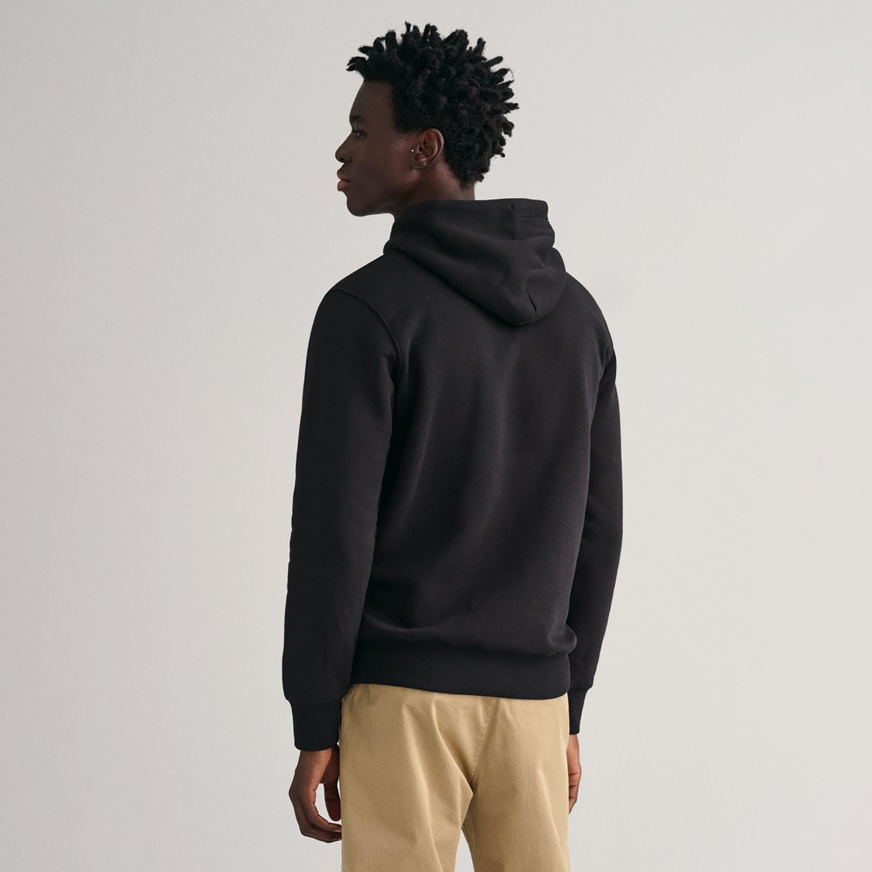 جانت لوجو تفصيل هوديي مع جيب الكنغر-men-winterwear-hoodiesandsweatshirts-image-4
