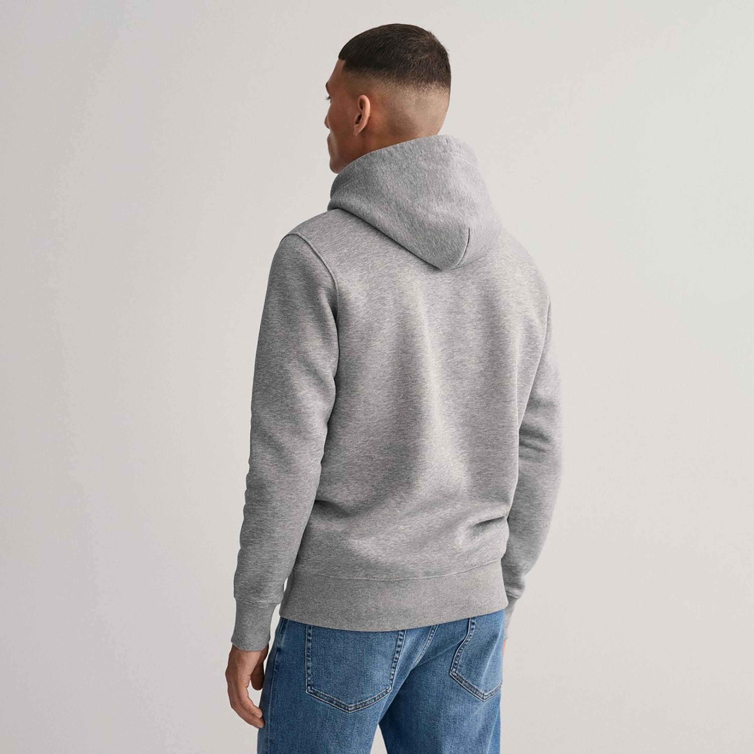 Gant Logo Detail Hoodie with Kangaroo Pocket-men-winterwear-hoodiesandsweatshirts-image-4