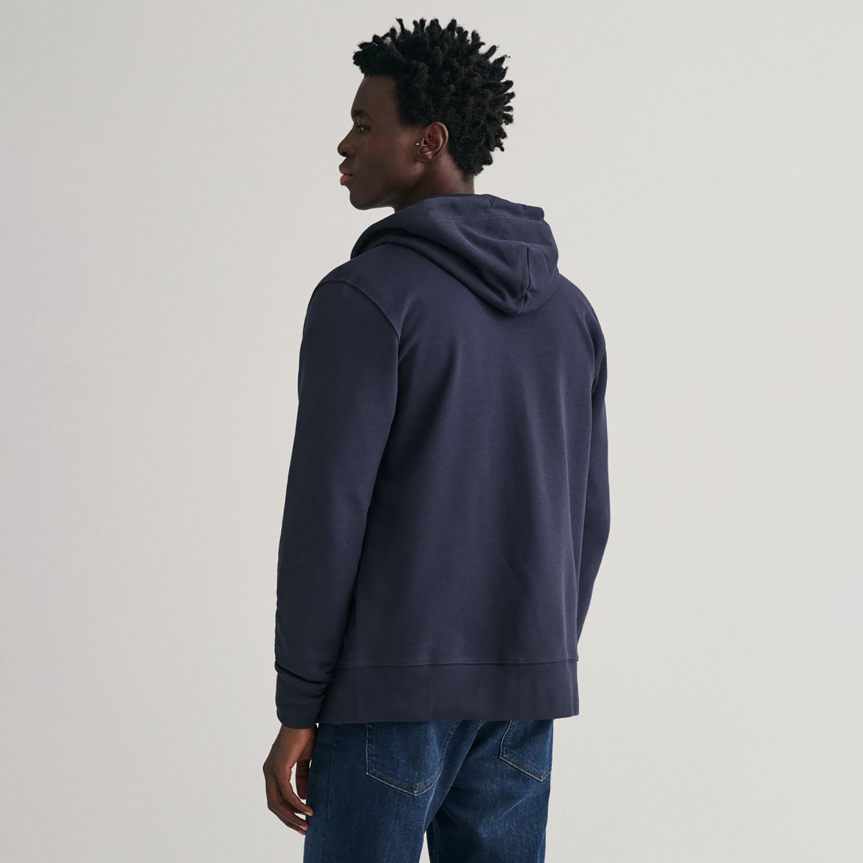 Gant Logo Detail Zip Through Hoodie with Split Pocket-men-winterwear-hoodiesandsweatshirts-image-4