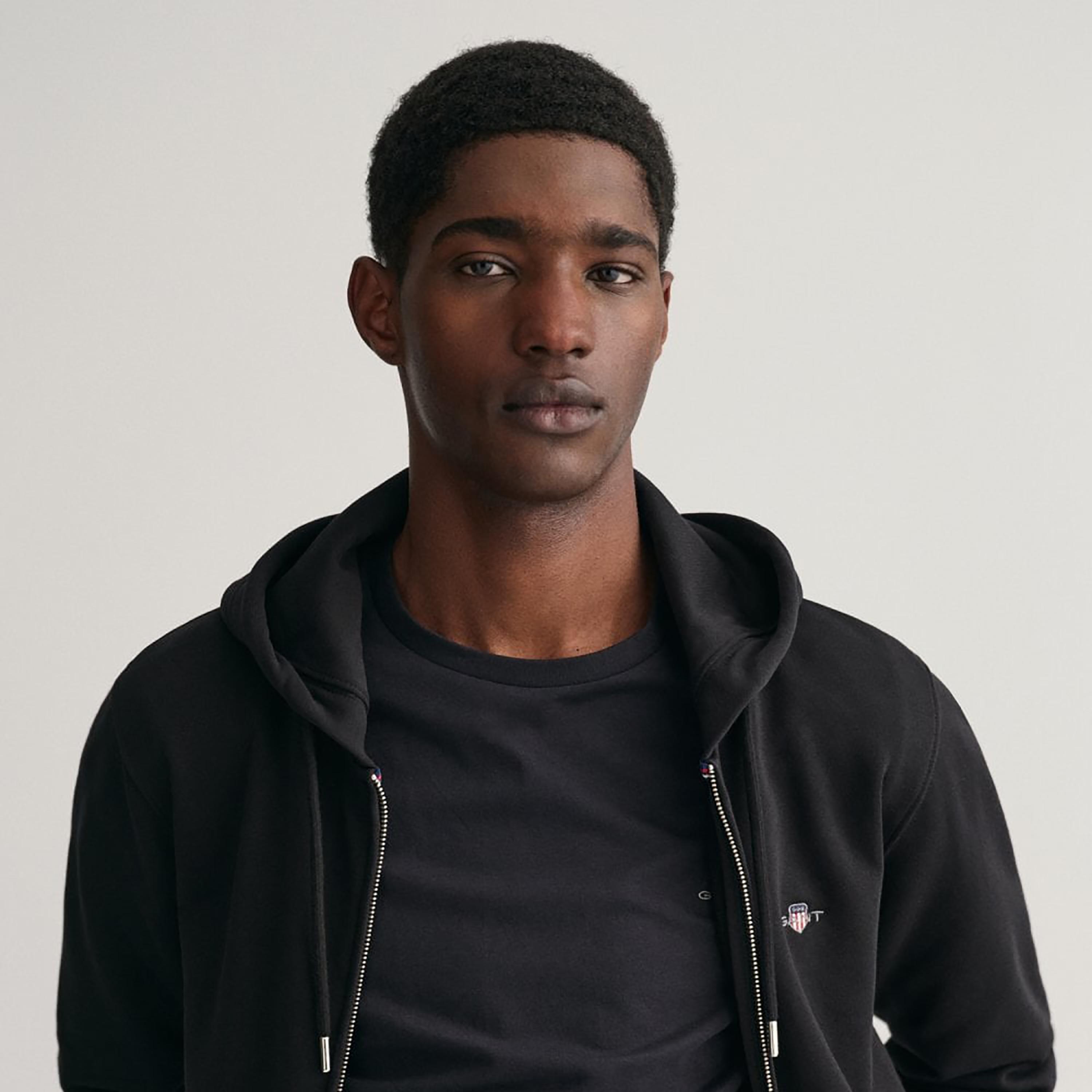 Gant Logo Detail Zip Through Hoodie with Split Pocket-men-winterwear-hoodiesandsweatshirts-image-3