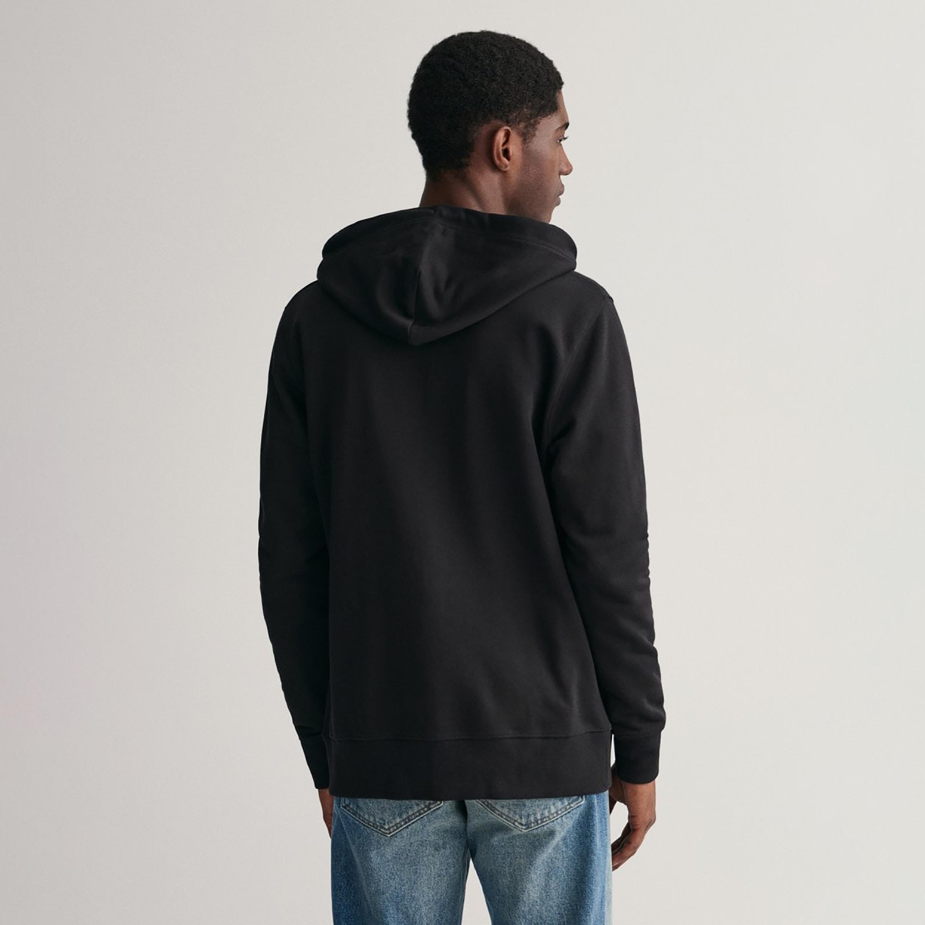 Gant Logo Detail Zip Through Hoodie with Split Pocket-men-winterwear-hoodiesandsweatshirts-image-4