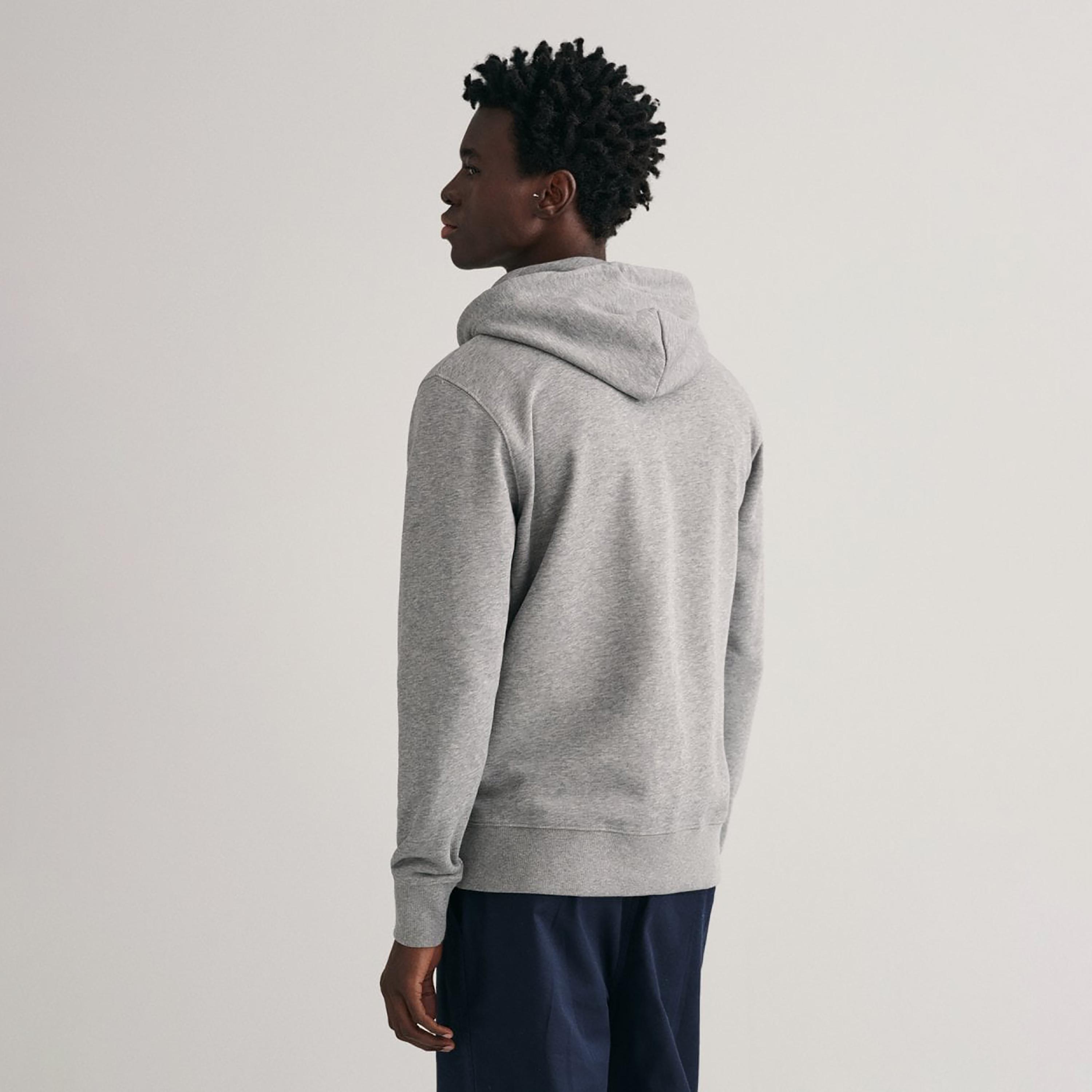 Gant Logo Detail Zip Through Hoodie with Split Pocket-men-winterwear-hoodiesandsweatshirts-image-4