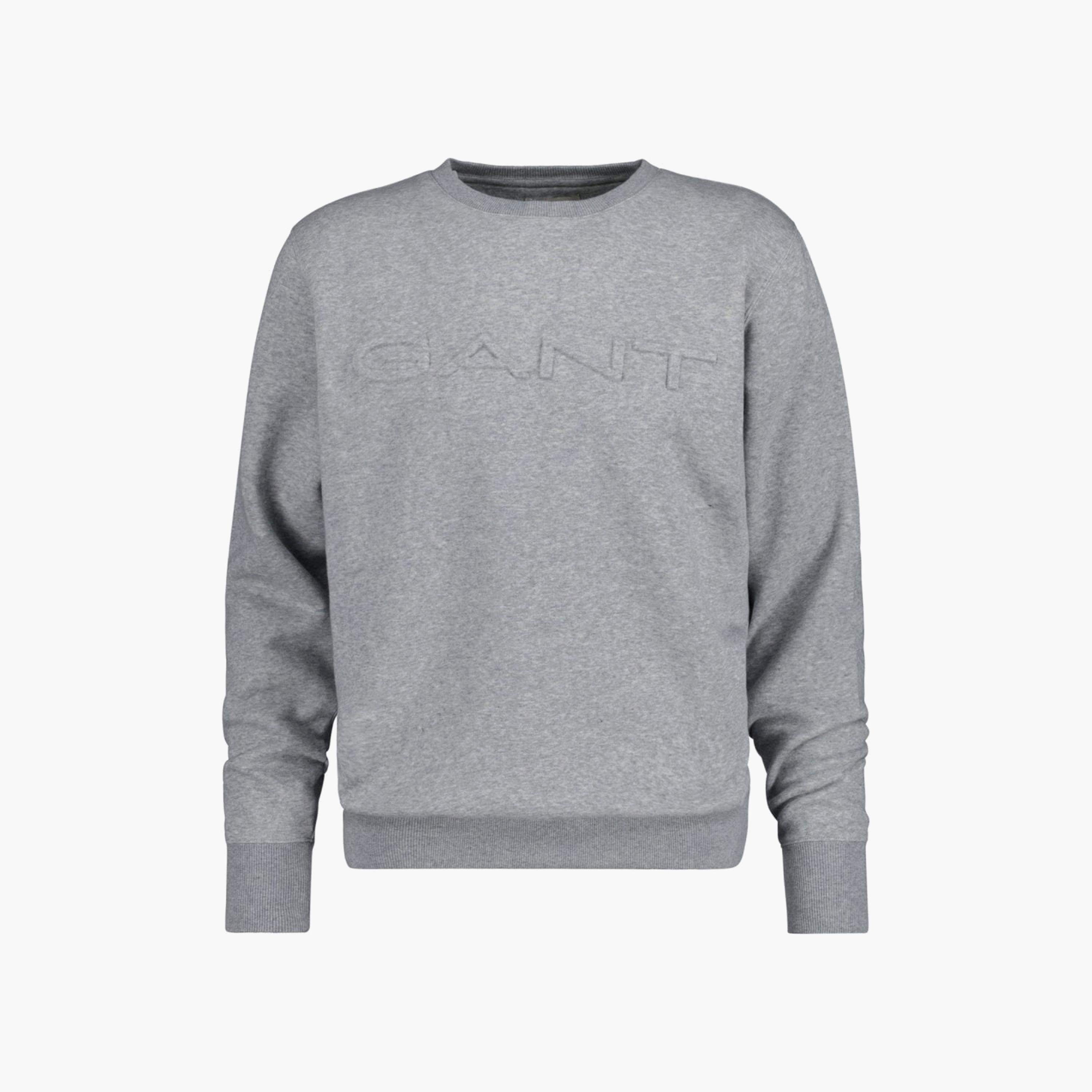 Gant Logo Detail Crew Neck Sweatshirt-men-winterwear-hoodiesandsweatshirts-image-1