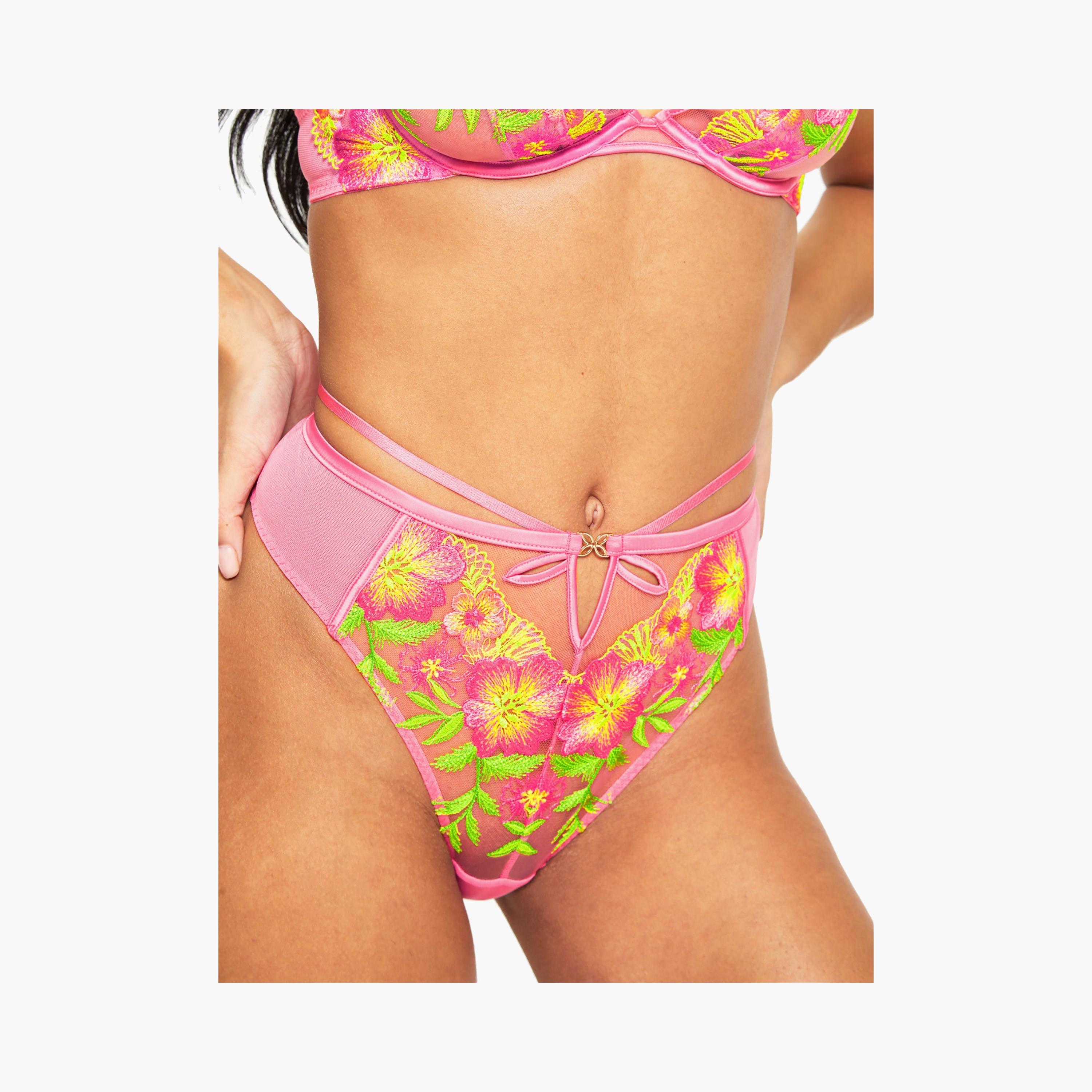 Ann Summers Summer Breeze Multicolour Floral Medium Coverage Women's Brazilian Panties-women-clothing-lingerie-panties-image-4