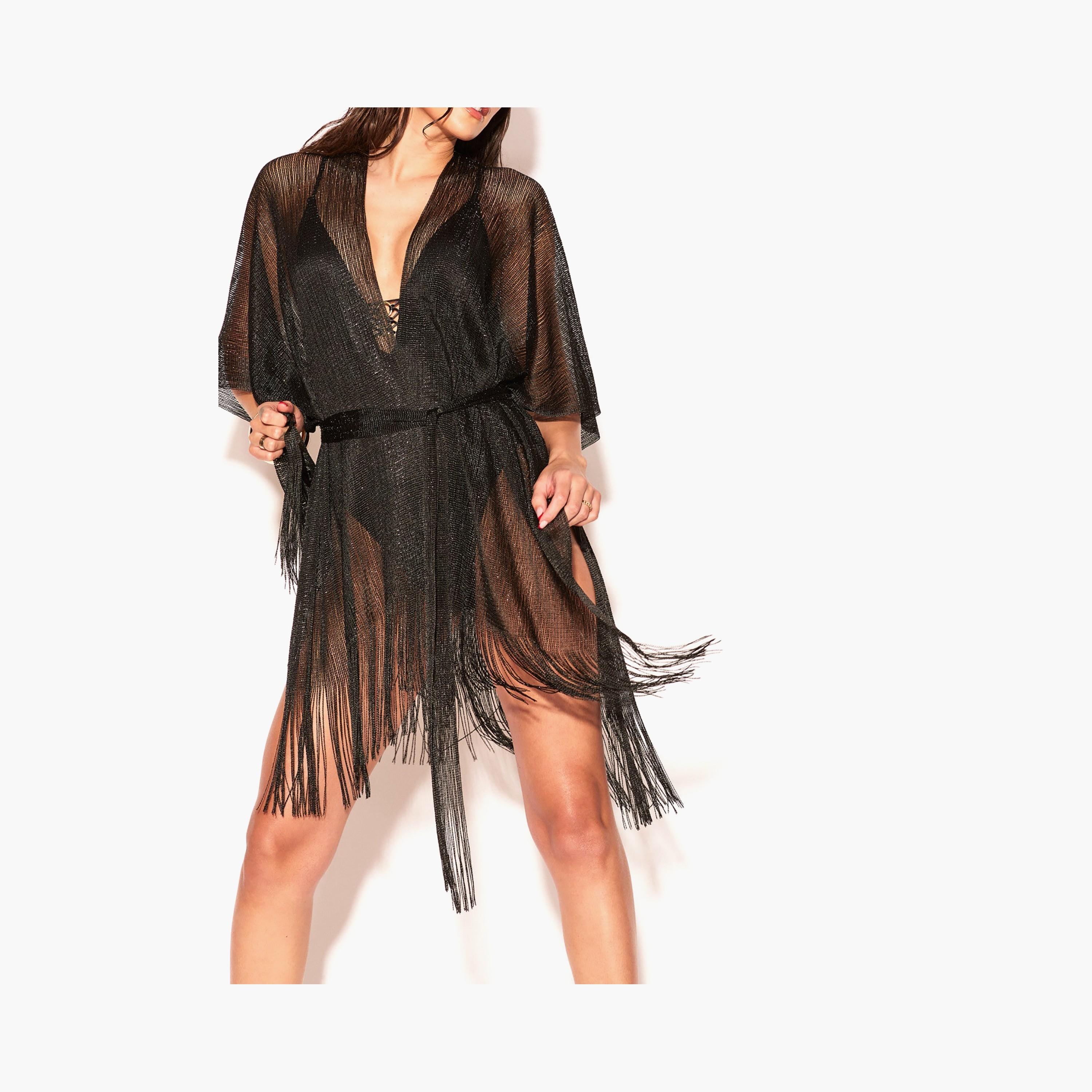 Ann Summers Textured Women's Kuta Robe-women-clothing-swimandbeach-swimsuits-image-1