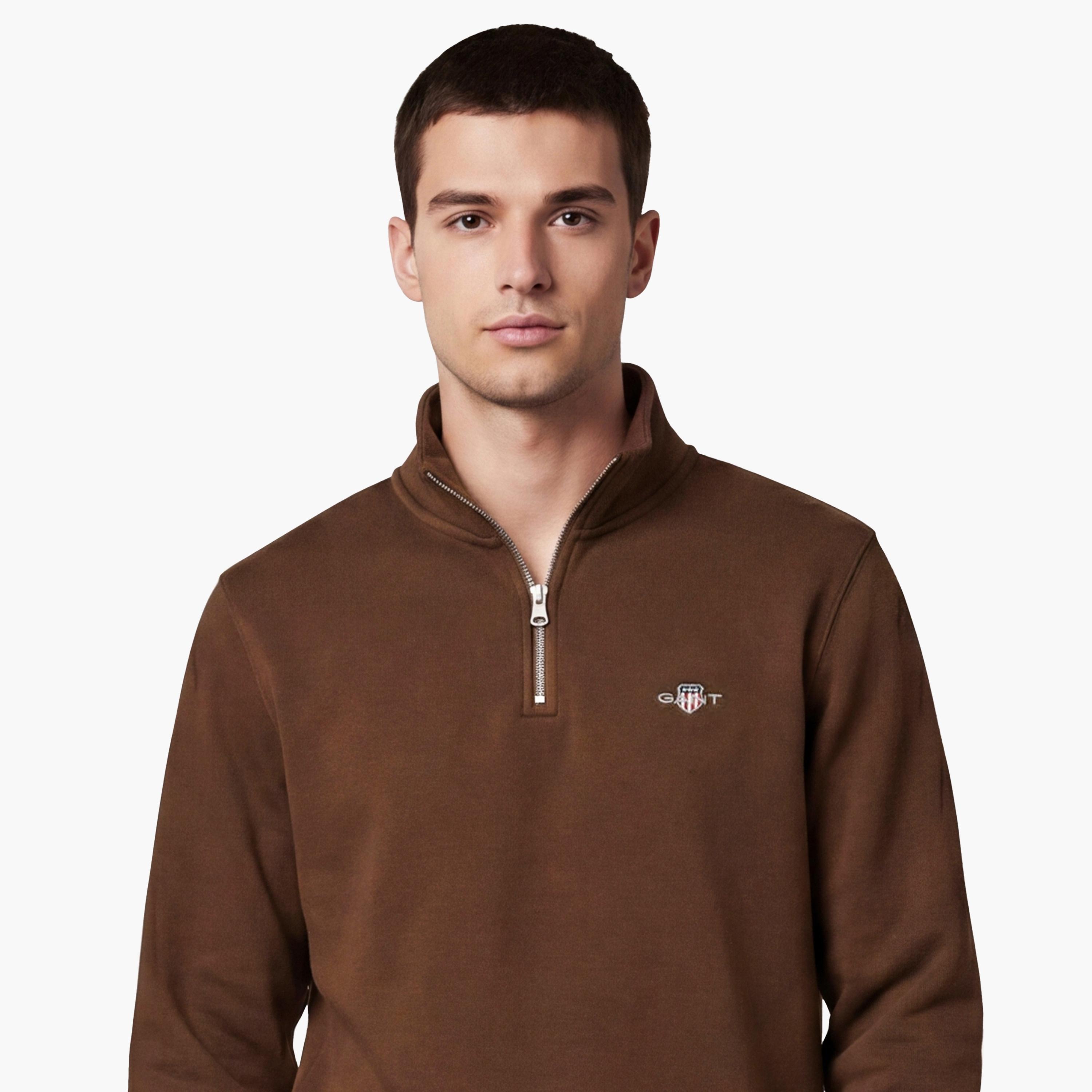 سويت شيرت رجالي سادة برقبة عالية وأكمام طويلة من جانت-men-winterwear-hoodiesandsweatshirts-image-3