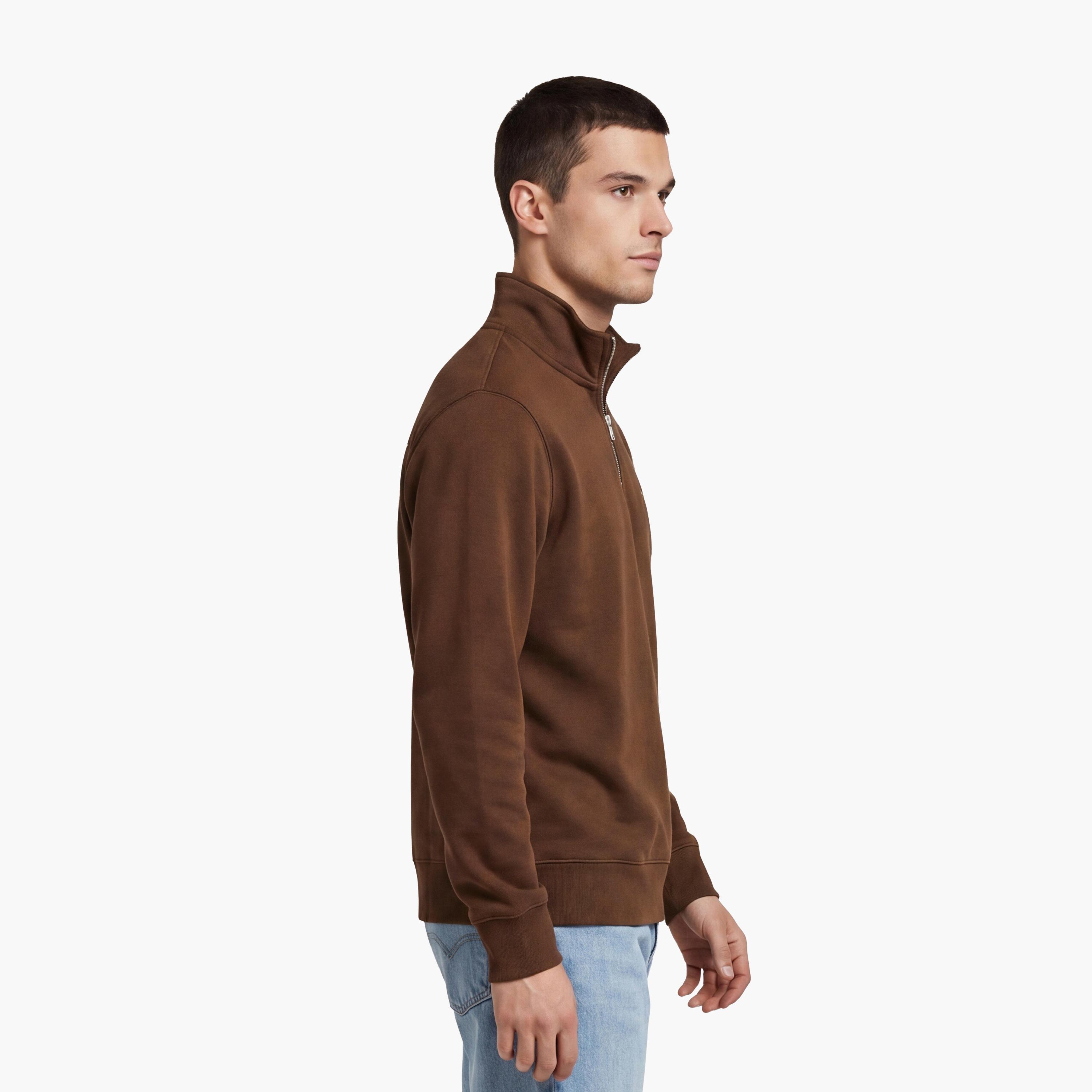 سويت شيرت رجالي سادة برقبة عالية وأكمام طويلة من جانت-men-winterwear-hoodiesandsweatshirts-image-4