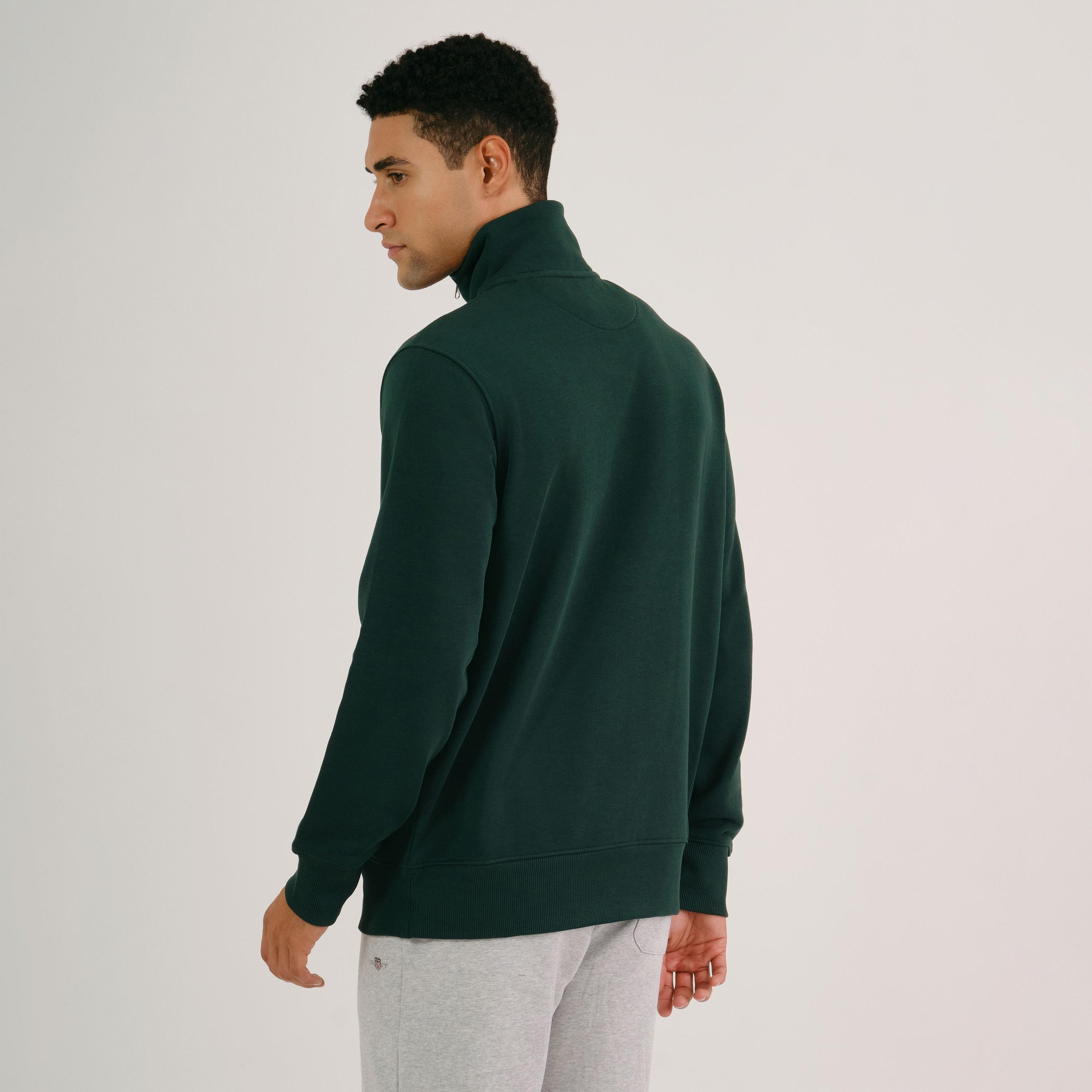 Gant Plain High Neck Long Sleeves Men's Sweatshirt-men-winterwear-hoodiesandsweatshirts-image-4