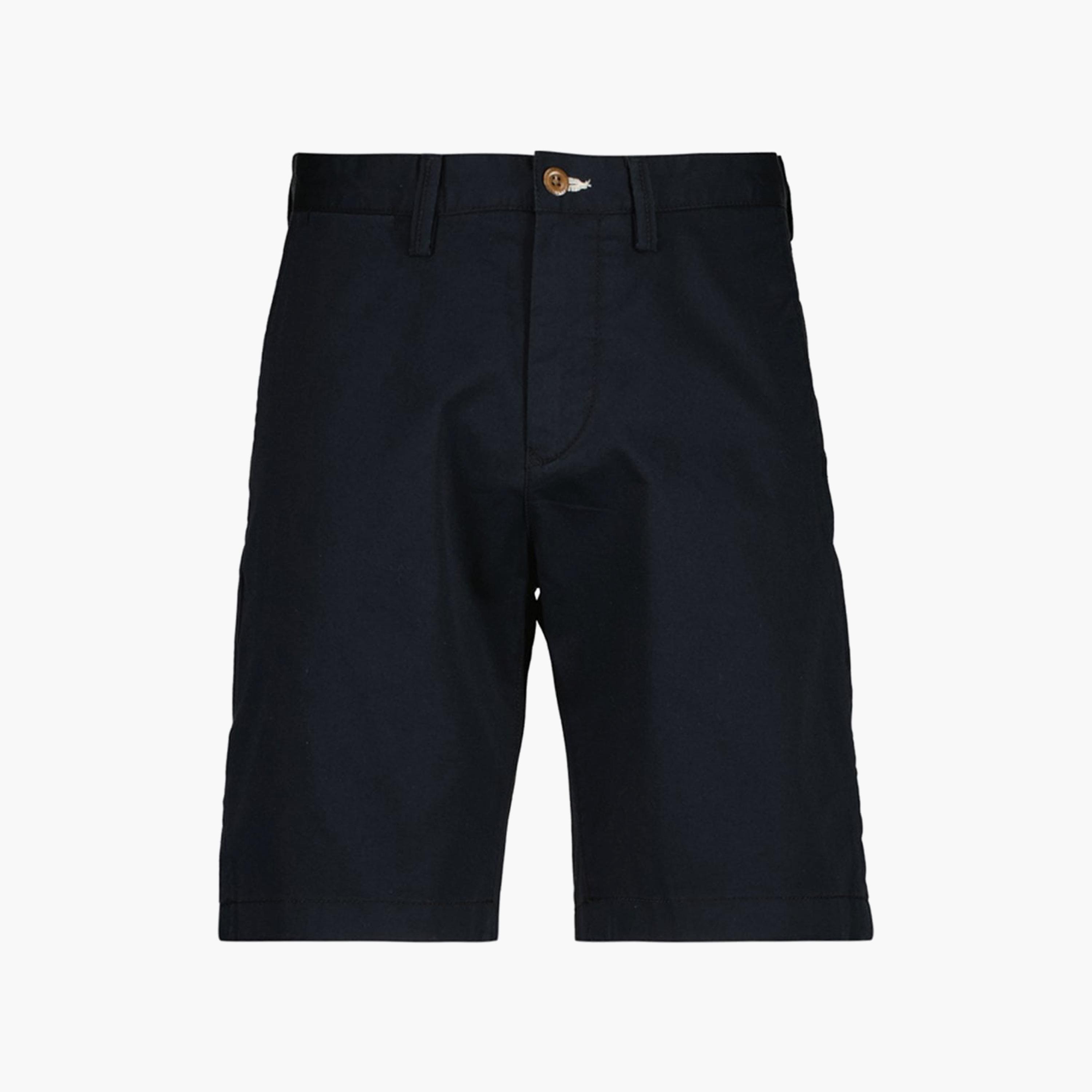 Gant Logo Detail Mid-Rise Buttoned Shorts-men-clothing-bottoms-shorts-image-1