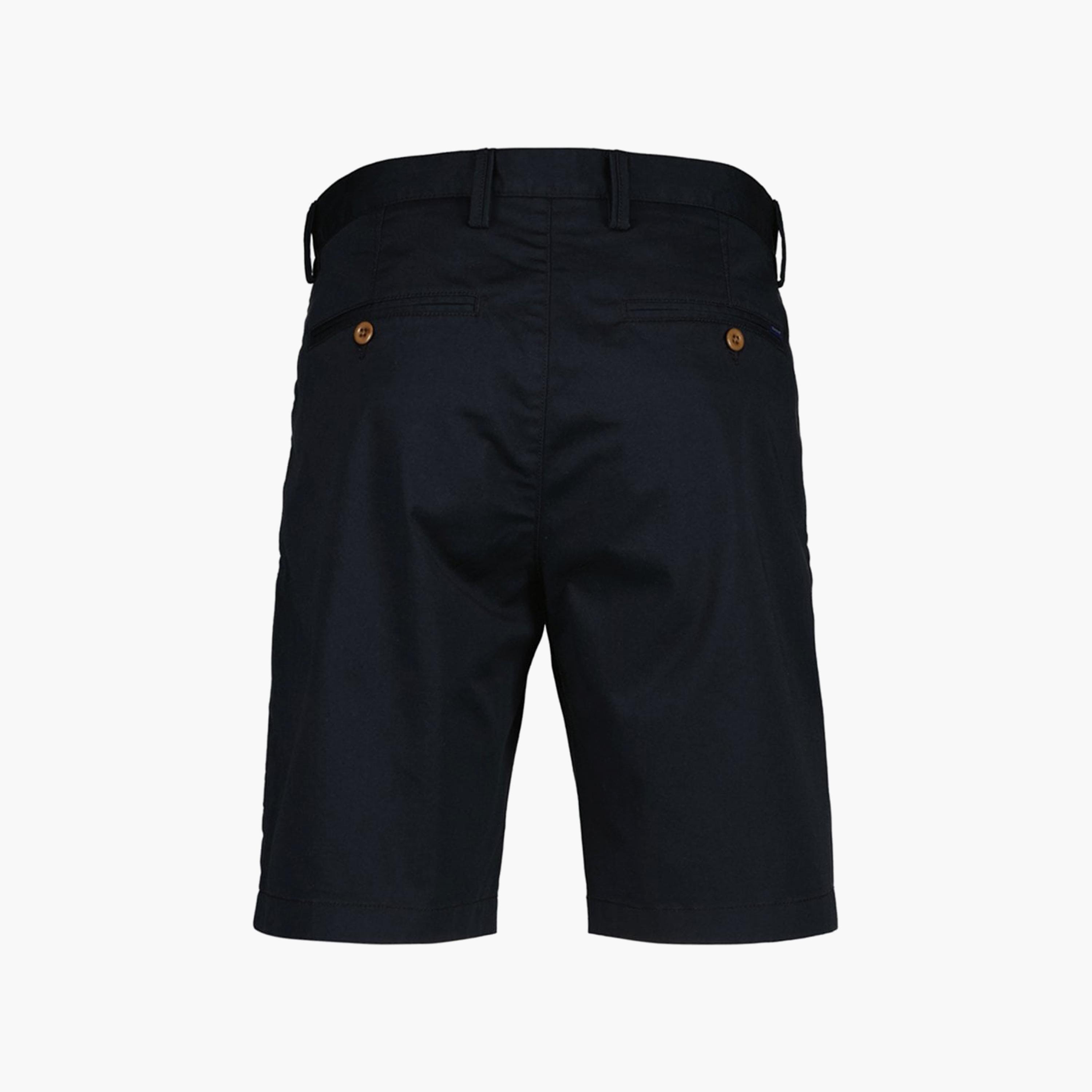 Gant Logo Detail Mid-Rise Buttoned Shorts-men-clothing-bottoms-shorts-image-2