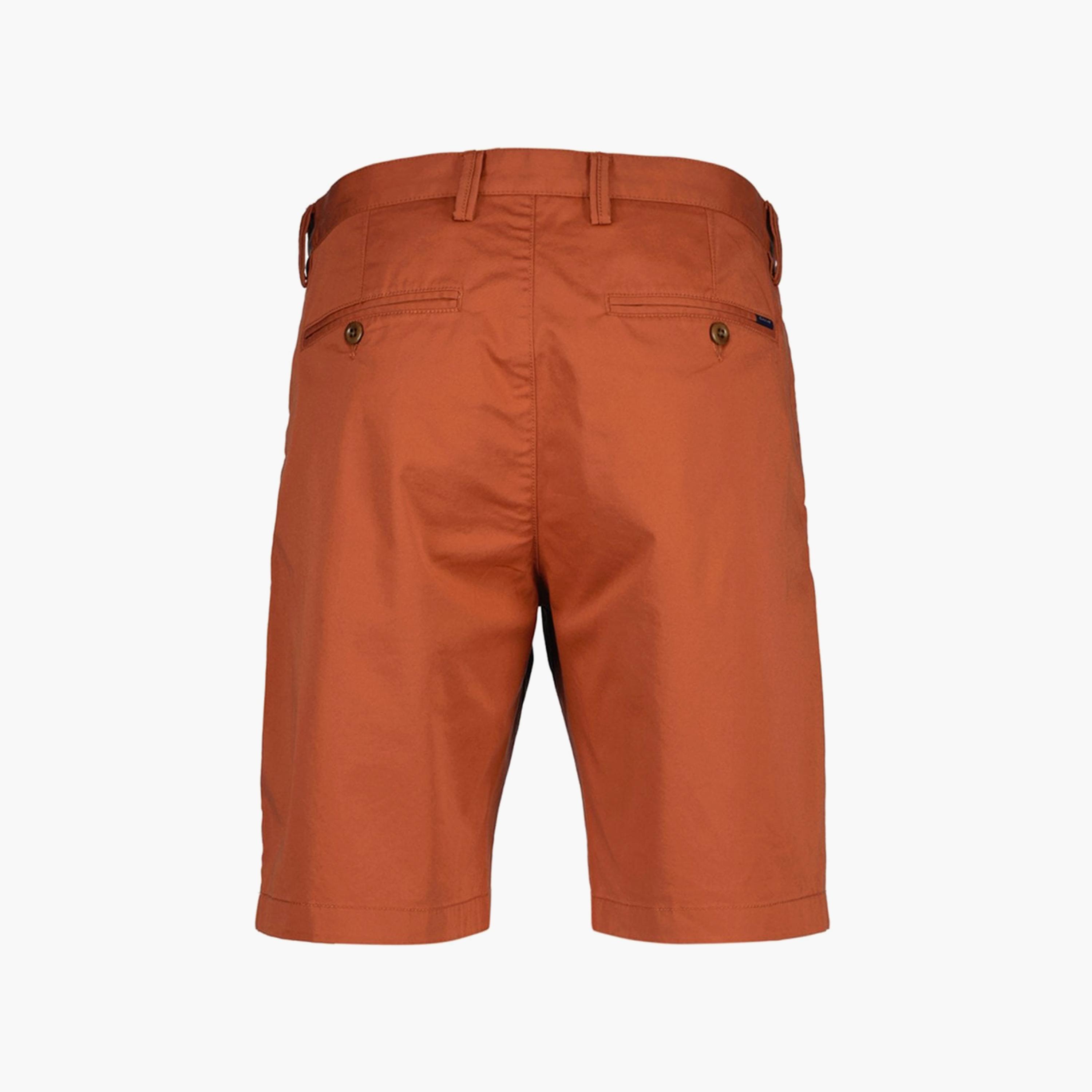 Gant Logo Detail Mid-Rise Buttoned Shorts-men-clothing-bottoms-shorts-image-2