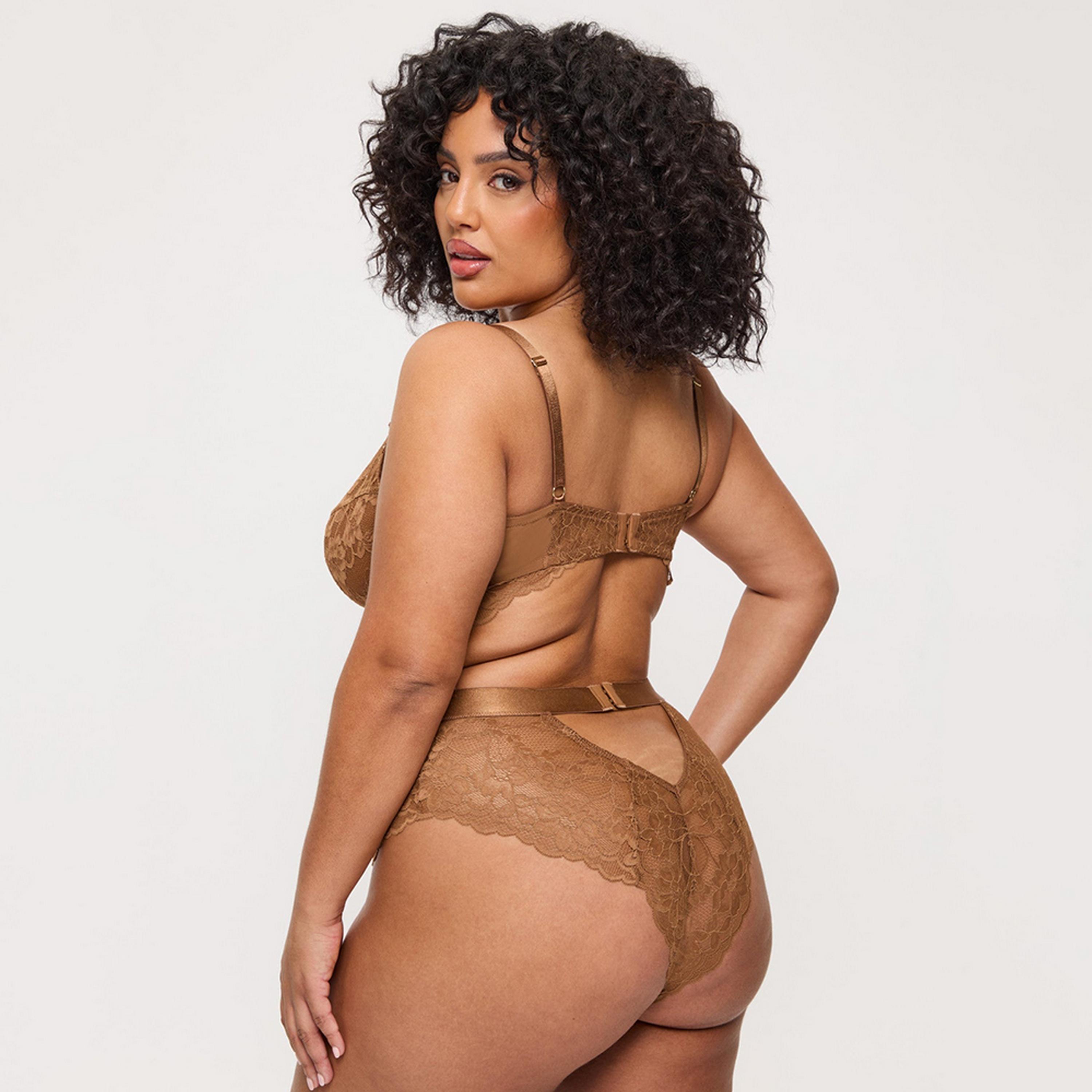 Ann Summers Hold Me Tight Beige Wired Non-Padded Women's Bodysuit-women-clothing-lingerie-babydollsandbodysuits-image-3