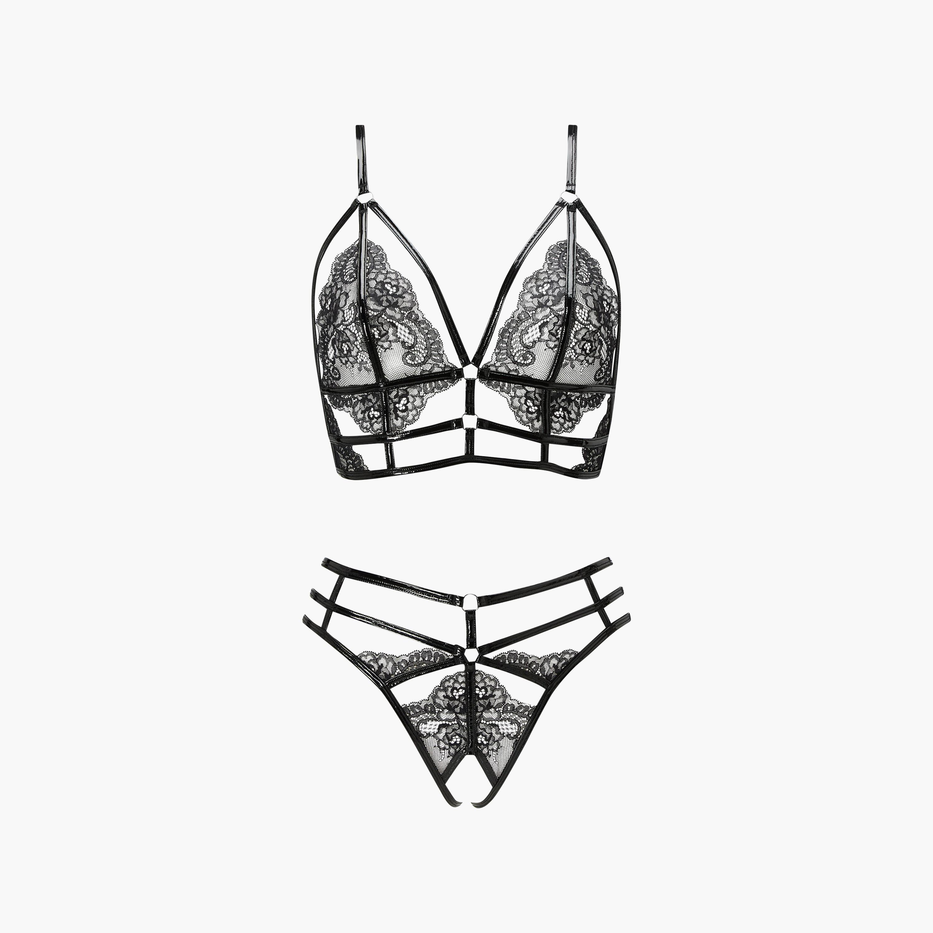 طقم من قطعتين حمالة صدر وسروال برازيلي نسائي مفتوح عند المنطقة الحساسة من آن سمرز-women-clothing-lingerie-lingeriesets-image-4