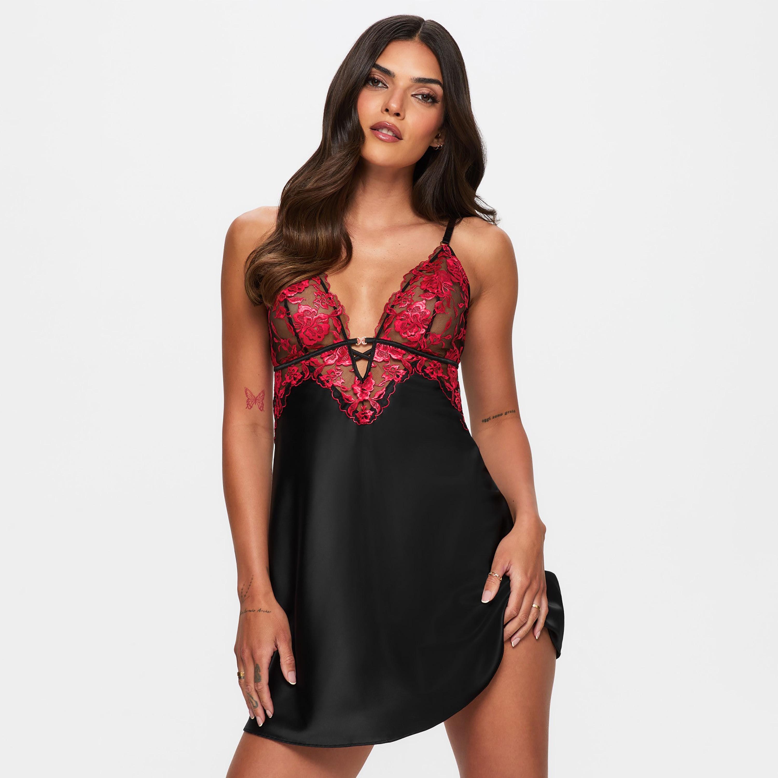 Ann Summers Floral Shoulder Straps Women's Sleeveless Chemise-women-clothing-nightwear-nighties-image-5