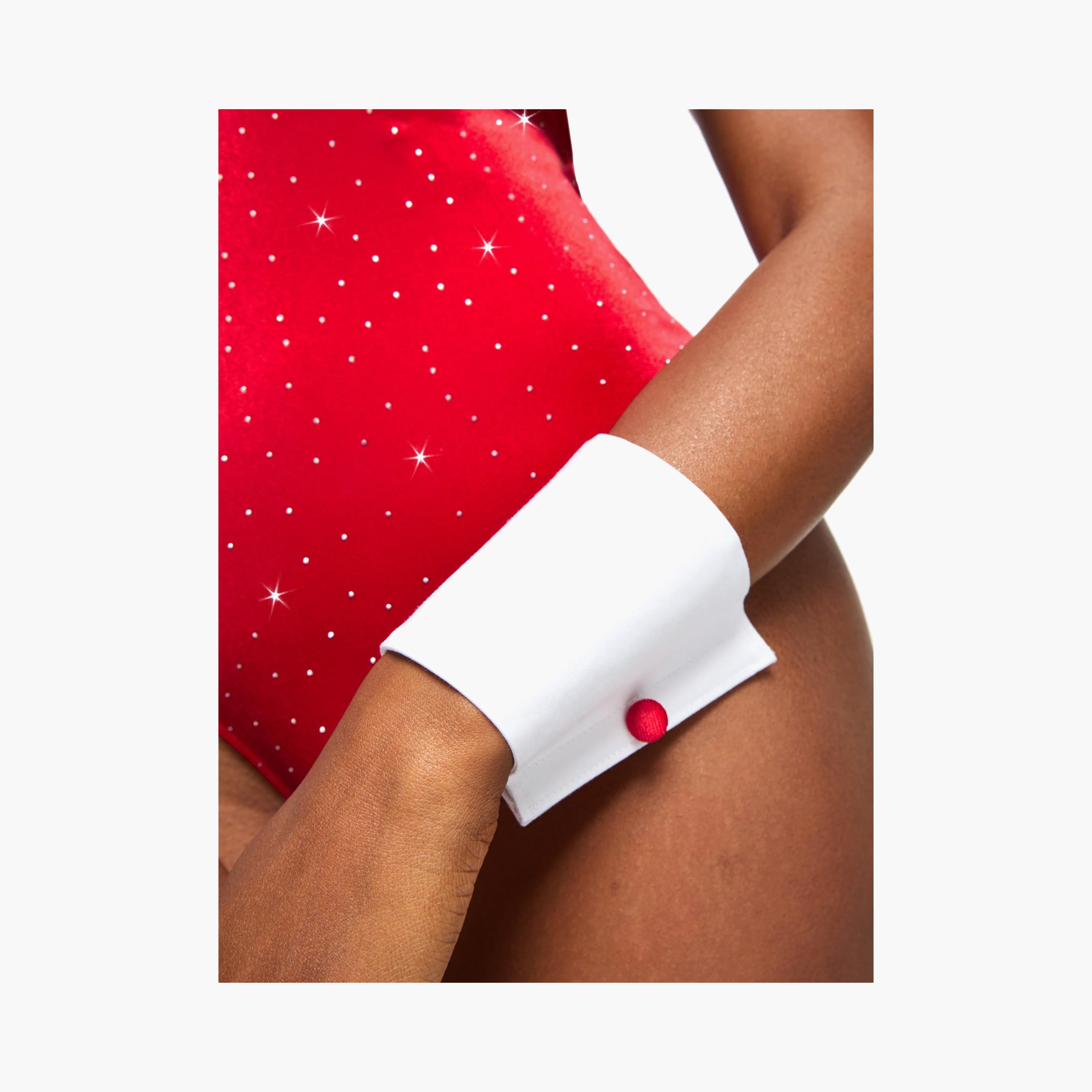 Ann Summers Red Diamante Women's Tuxedo Bunny Outfit-women-clothing-lingerie-babydollsandbodysuits-image-3