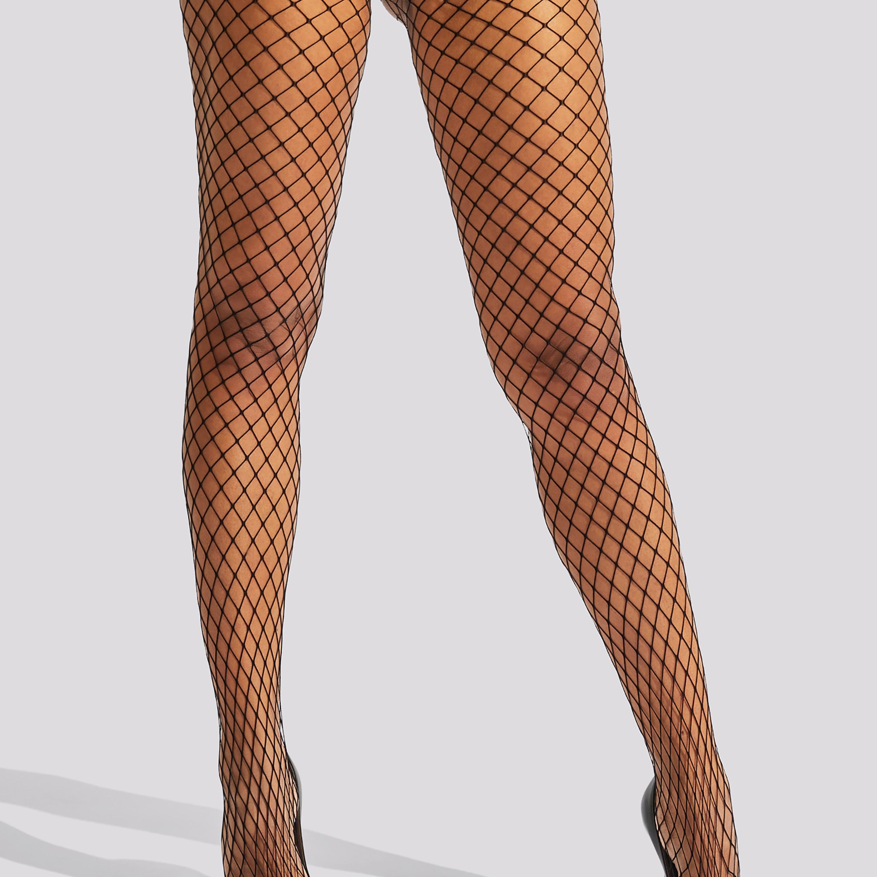 Ann Summers Black Fishnet Women's Tights-women-clothing-lingerie-tightsandstockings-image-3