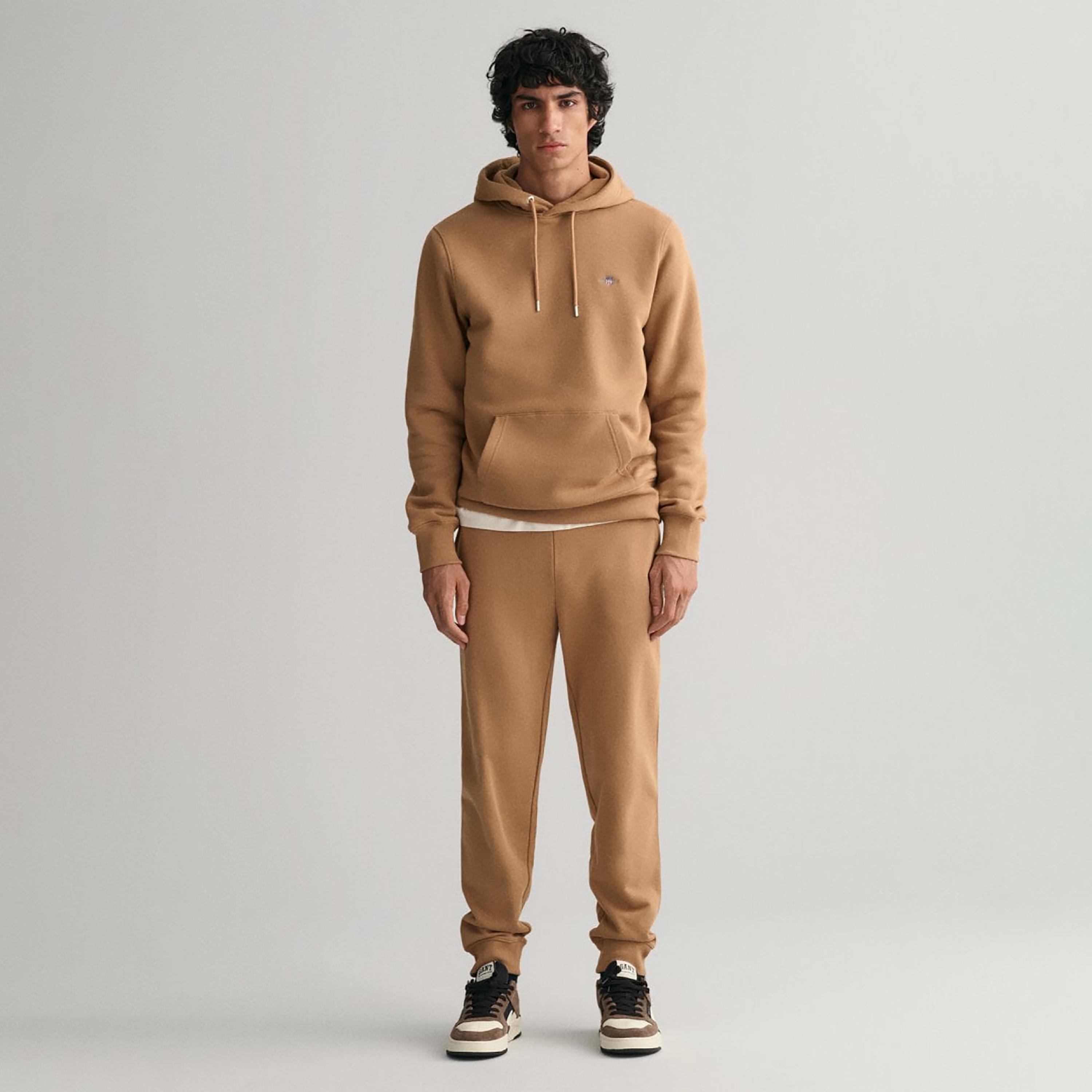Gant Logo Detail Mid-Rise Drawstring Sweatpants-men-clothing-bottoms-joggers-image-2