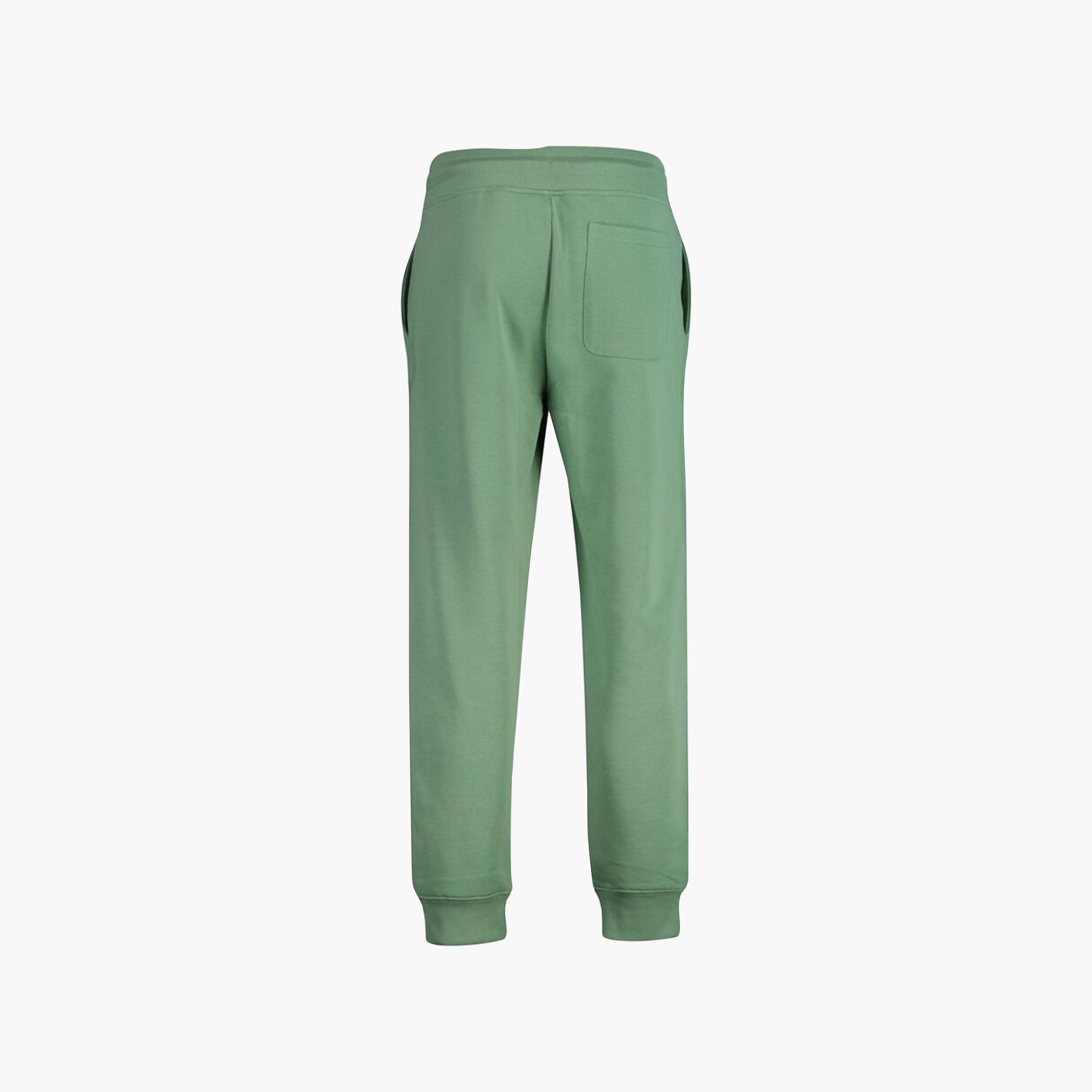 بنطال رياضي (جوغر) رجالي سادة بخصر متوسط الارتفاع ورباط قابل للتعديل من غانت-men-clothing-bottoms-joggers-image-7