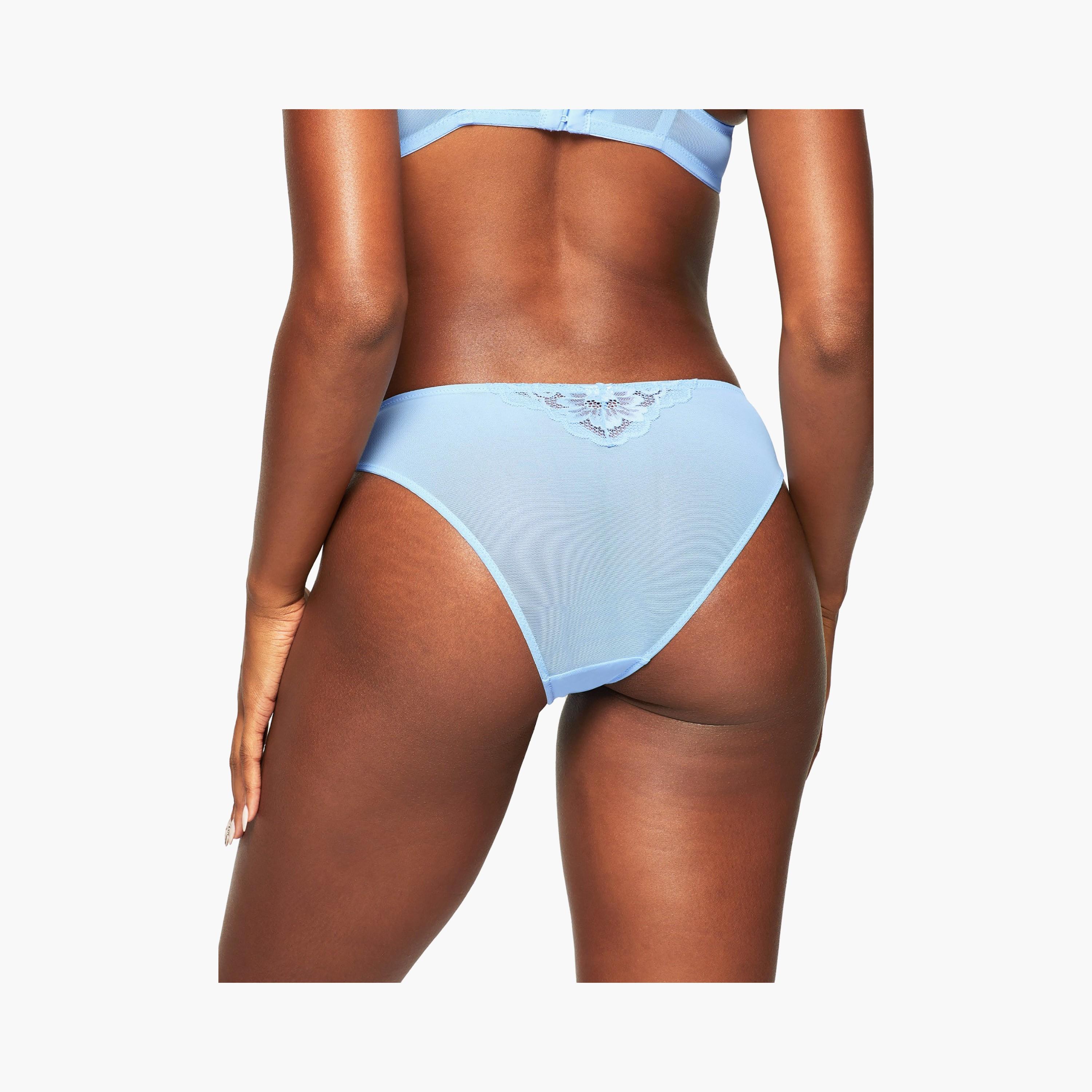Ann Summers Sexy Lace Planet Light Blue Medium Coverage Women's Brazilian Panties-women-clothing-lingerie-panties-image-3