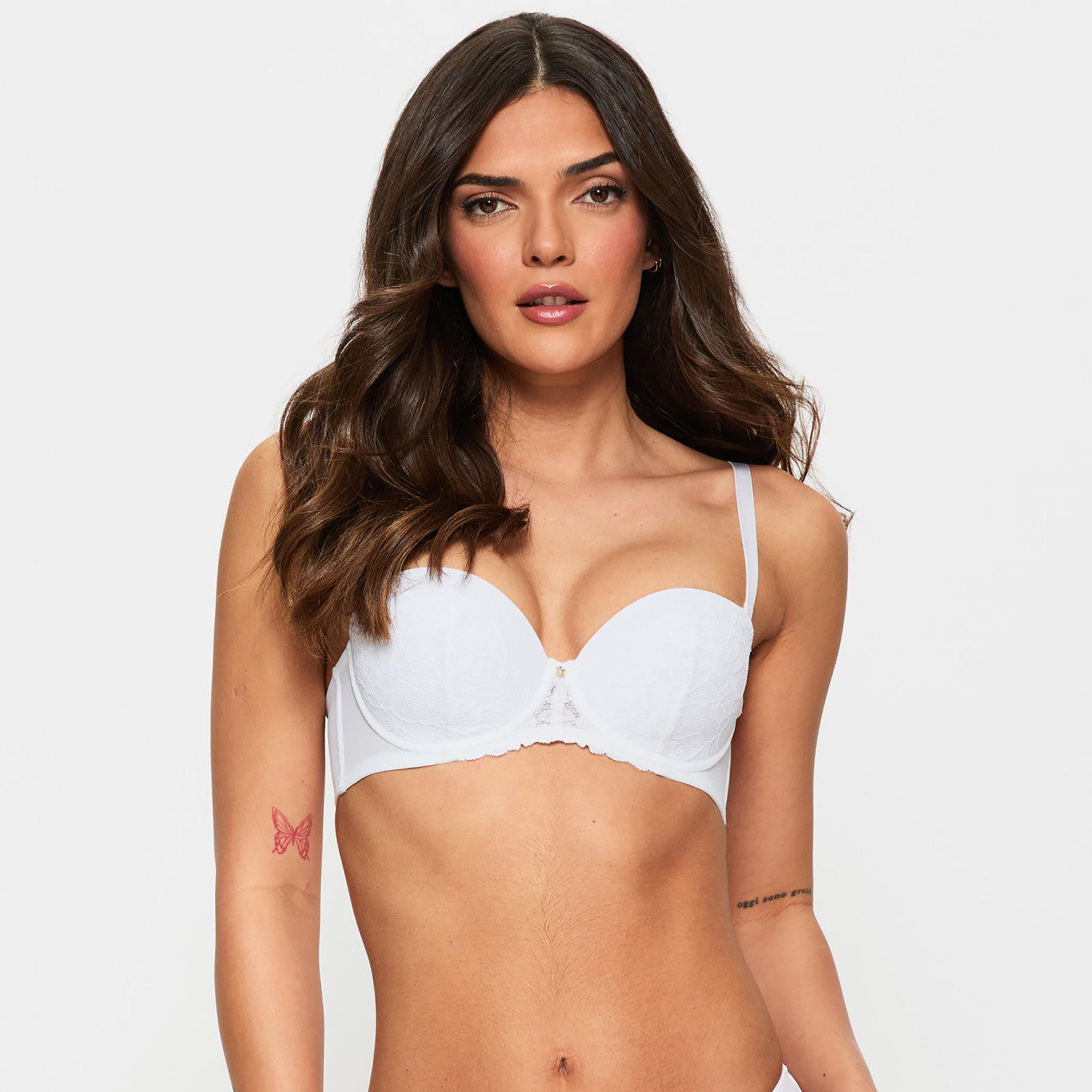 Ann Summers Sexy White Lace Wired Medium Support Padded Women's Multiway Bra-women-clothing-lingerie-bras-image-1