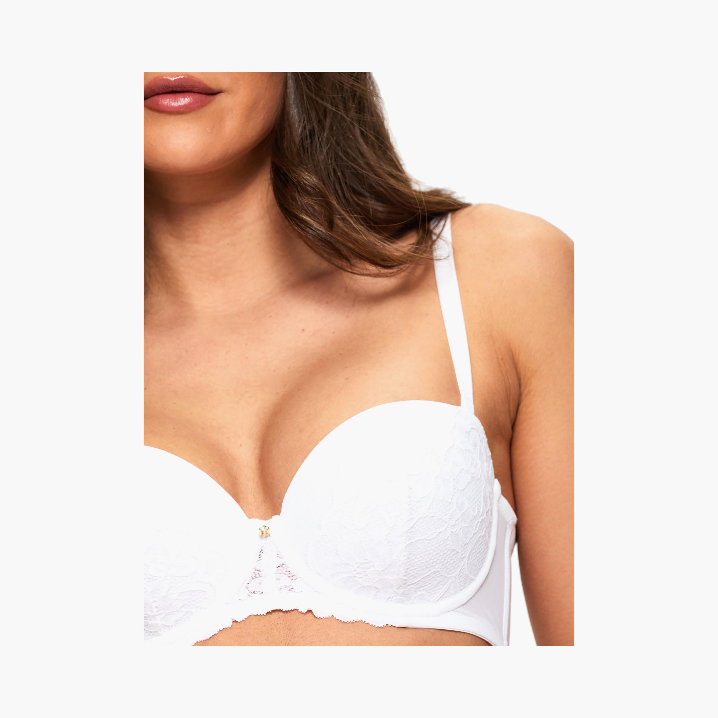 Ann Summers Sexy White Lace Wired Medium Support Padded Women's Multiway Bra-women-clothing-lingerie-bras-image-5