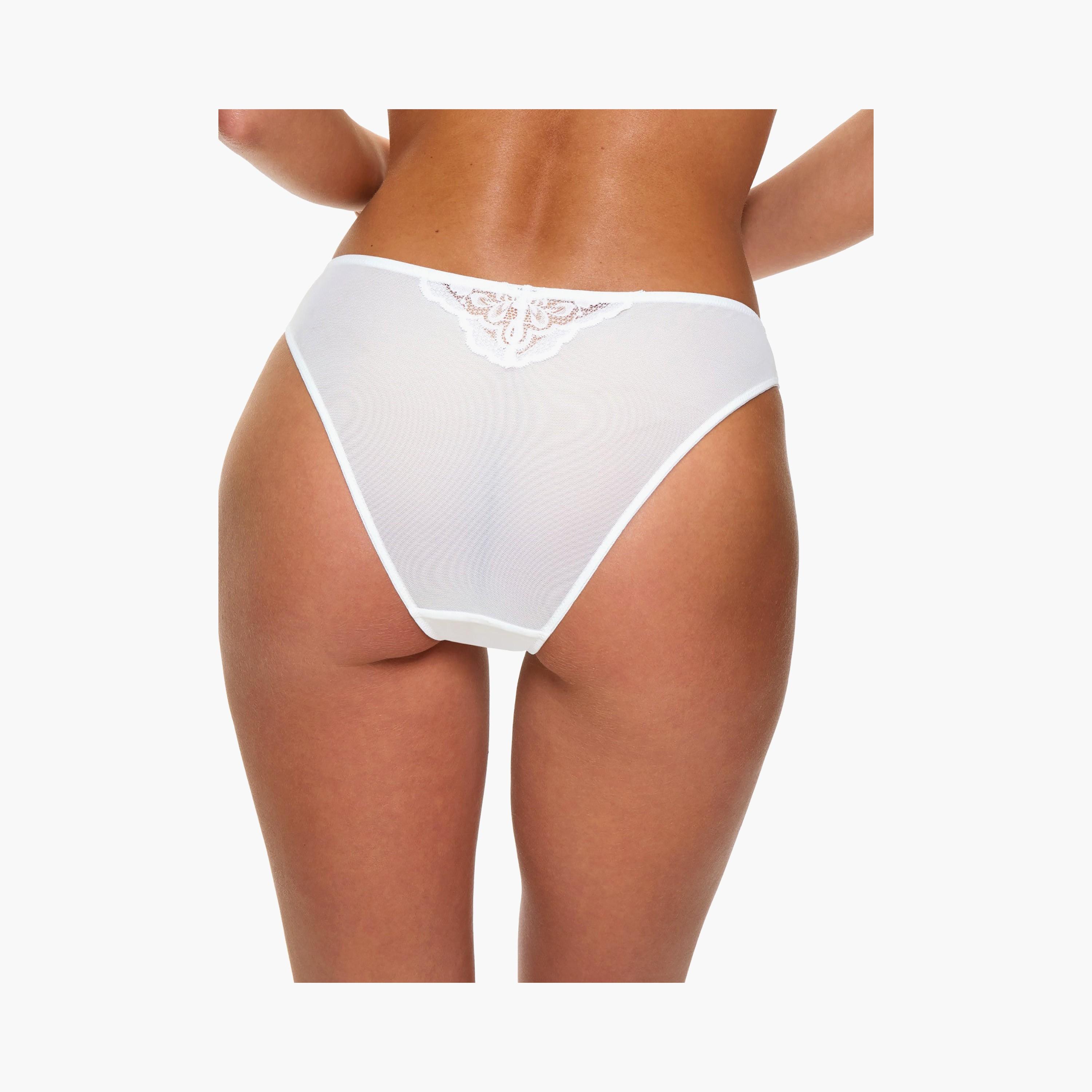 سراويل برازيلية نسائية دانتيل أبيض بتغطية متوسطة سيكسي ليس من آن سمرز-women-clothing-lingerie-panties-image-3