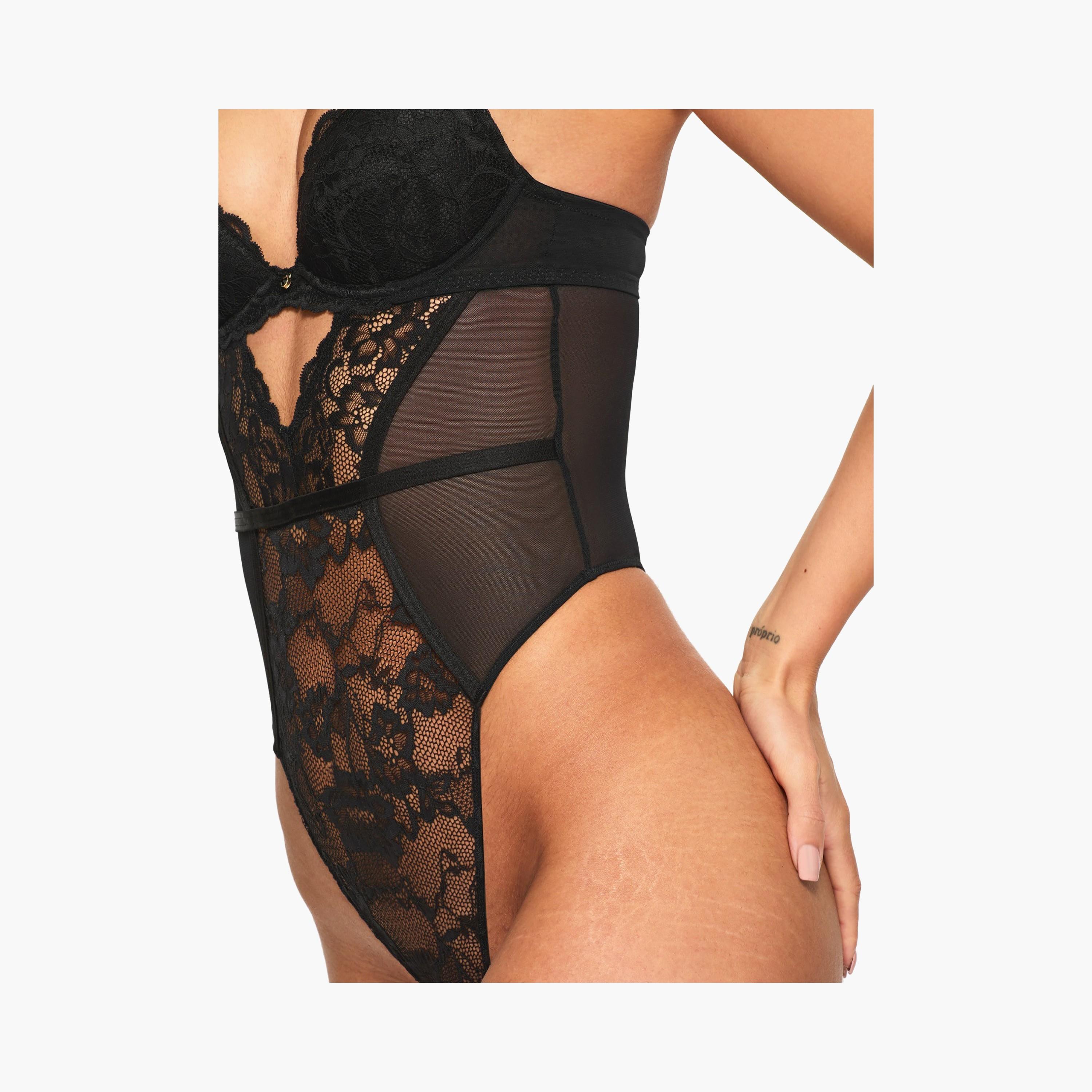 بودي سوت نسائي غير مبطن برباط دانتيل سيكسي ليس من آن سمرز-women-clothing-lingerie-babydollsandbodysuits-image-2