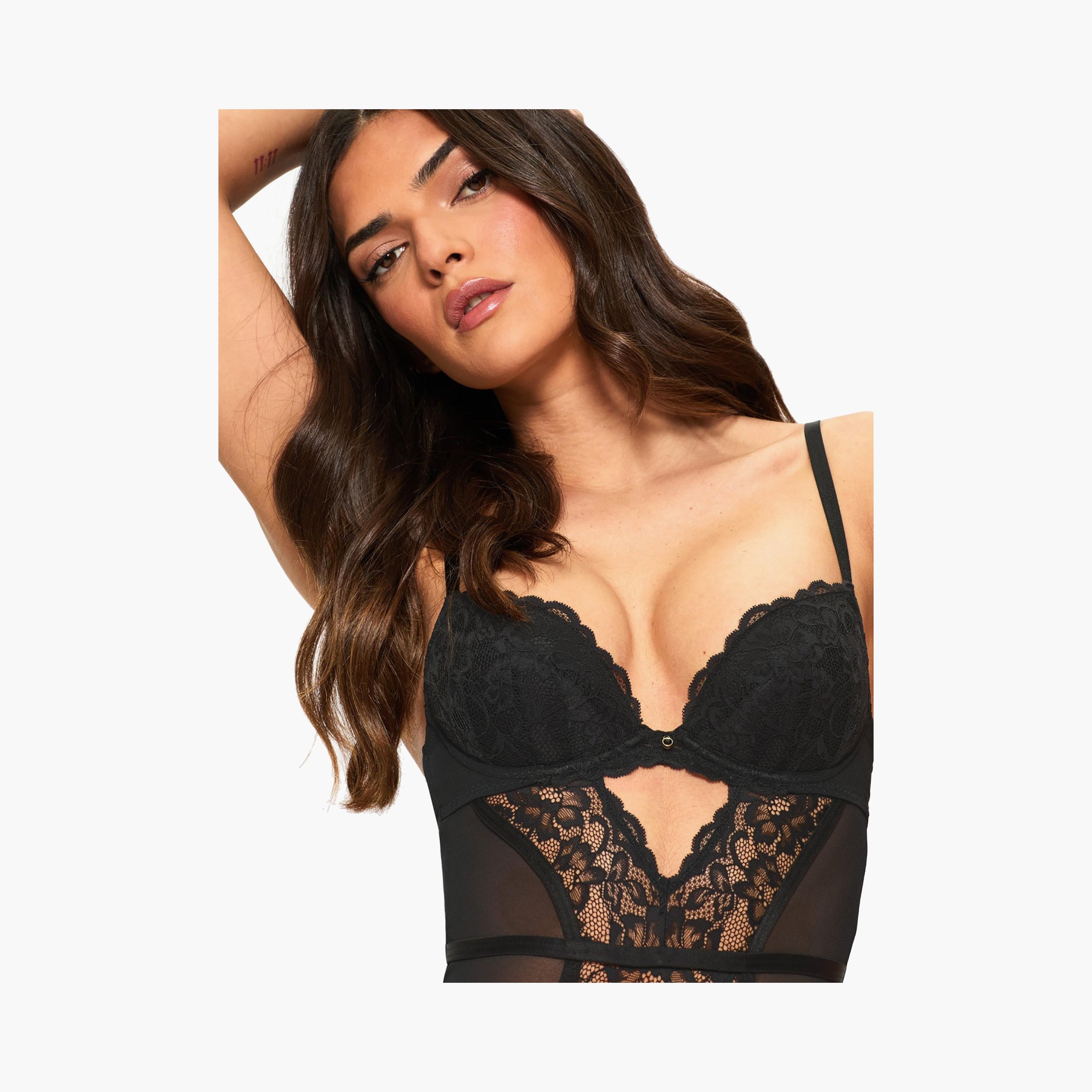 بودي سوت نسائي غير مبطن برباط دانتيل سيكسي ليس من آن سمرز-women-clothing-lingerie-babydollsandbodysuits-image-3