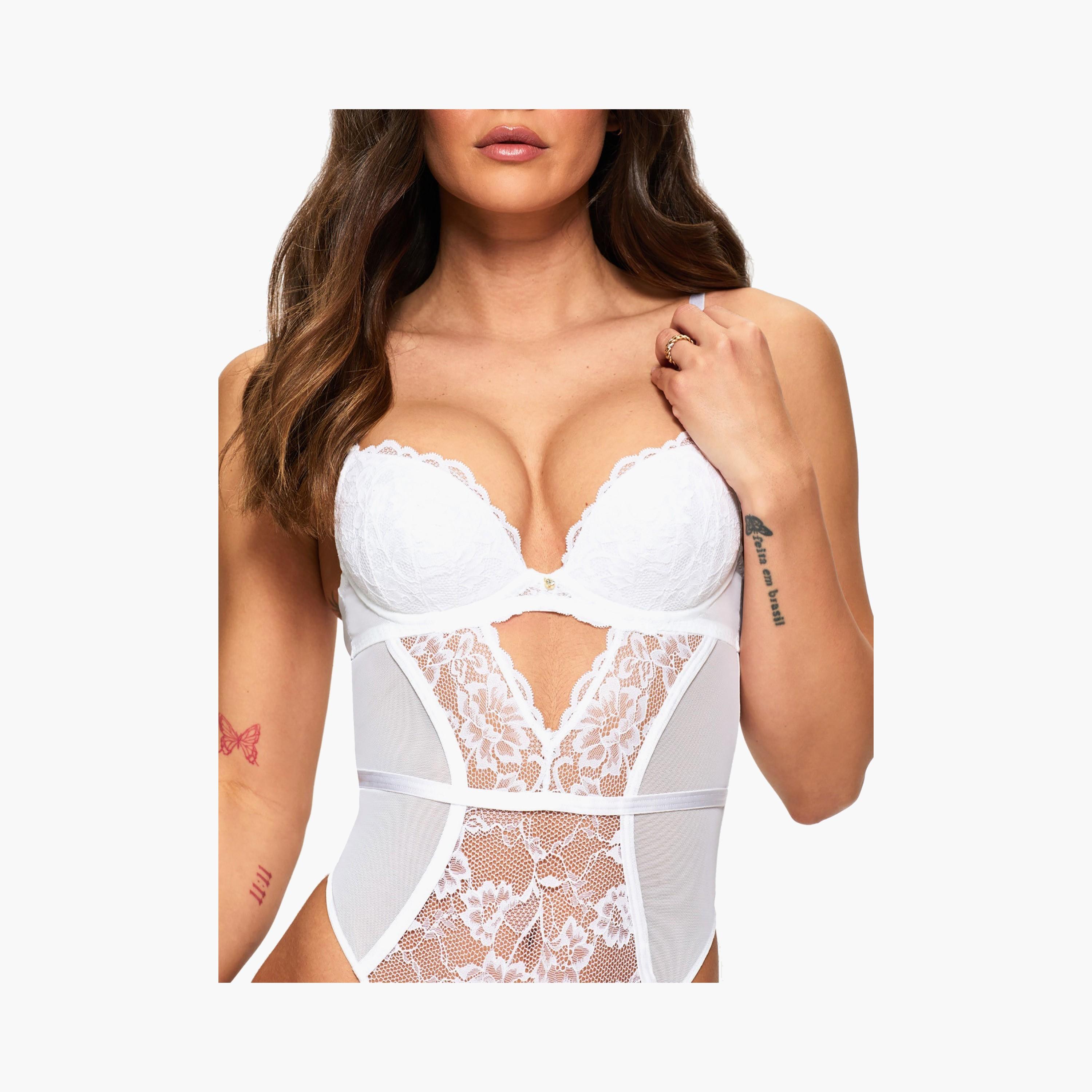 بودي سوت نسائي غير مبطن برباط دانتيل سيكسي ليس من آن سمرز-women-clothing-lingerie-babydollsandbodysuits-image-6
