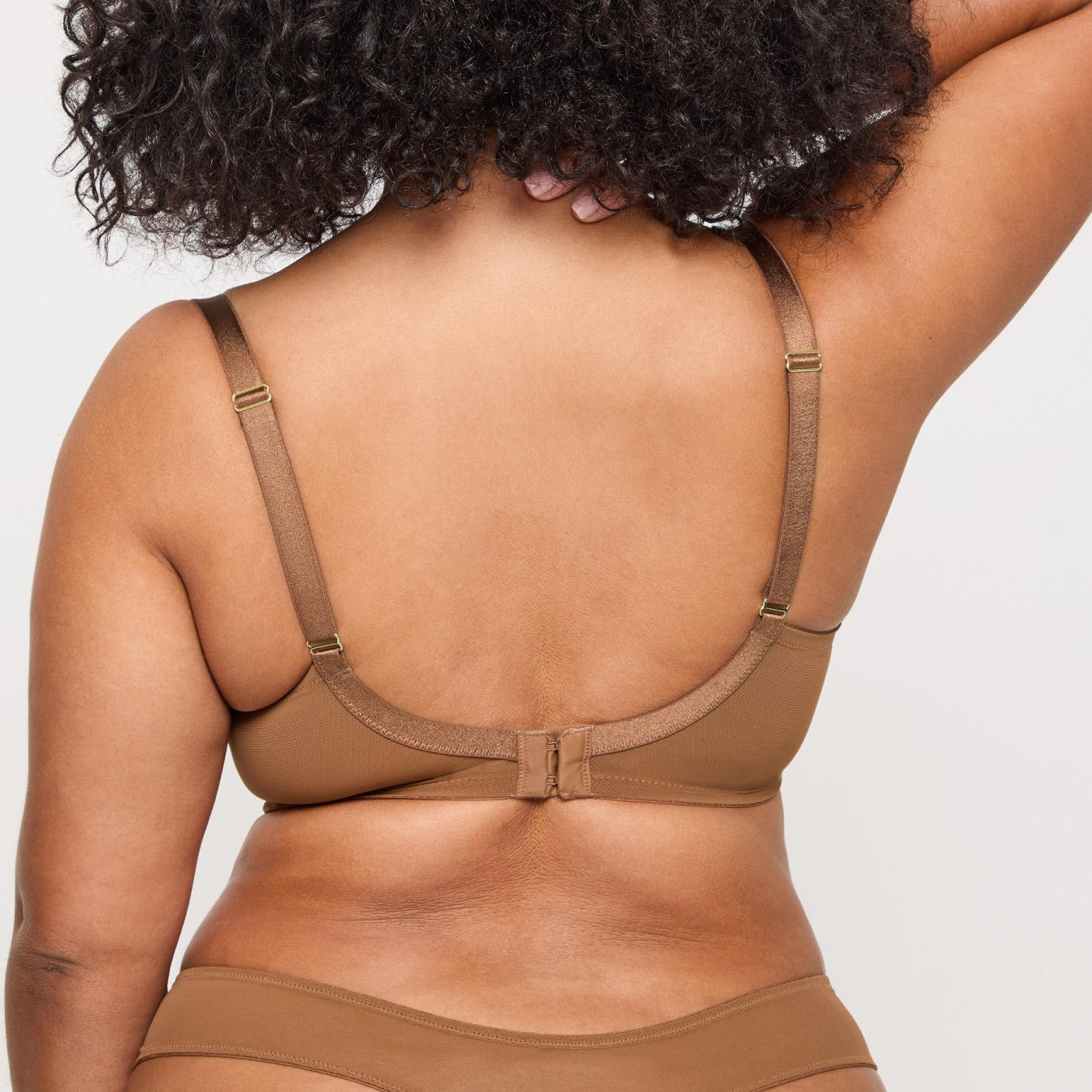 Ann Summers Sexy Brown Floral Lace Wired Medium Support Padded Women's Support Bra-women-clothing-lingerie-bras-image-3
