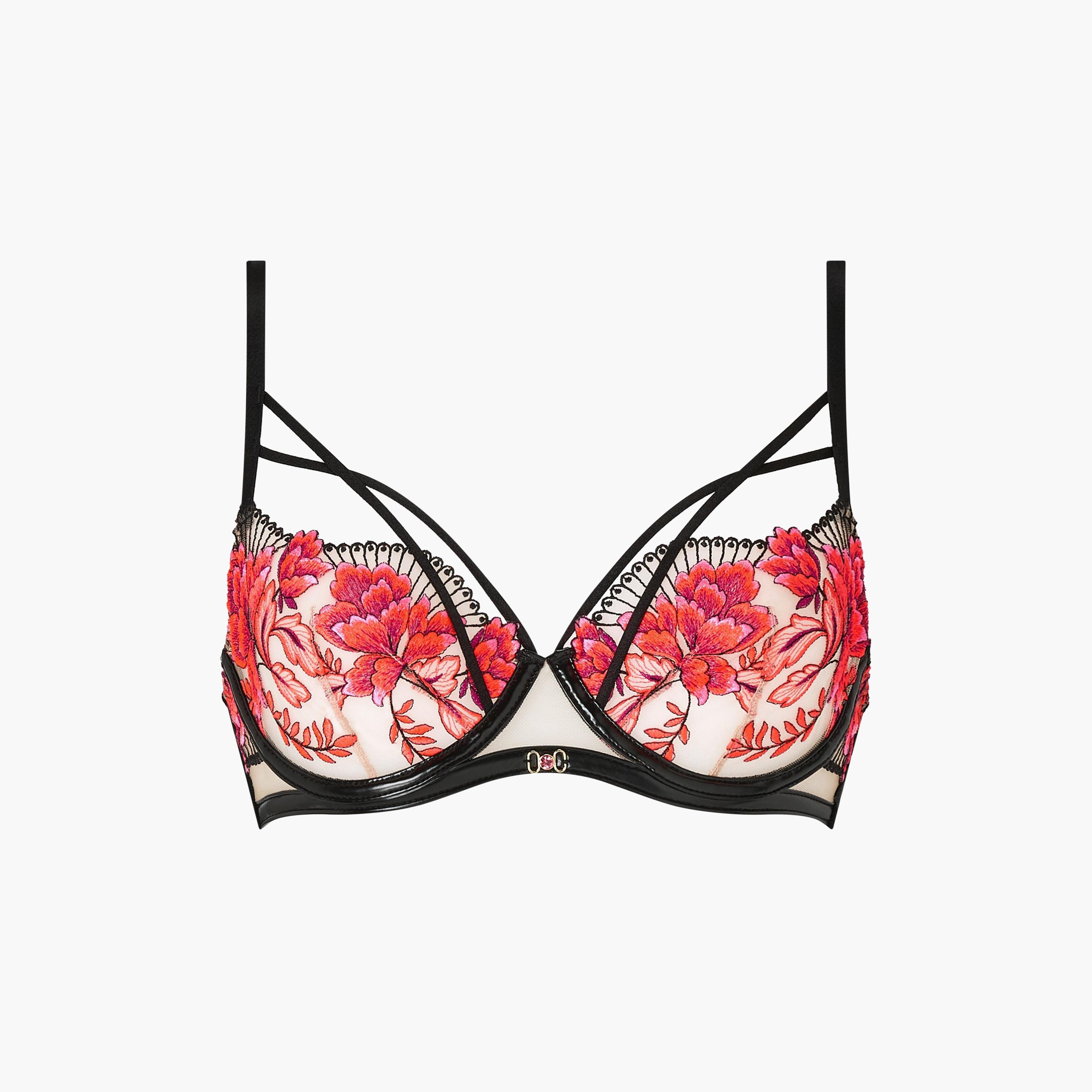 حمالة صدر "بالكونيت" نسائية "فيثفول" بتطريز زهور ملون وسلك ودعم خفيف من آن سمرز-women-clothing-lingerie-bras-image-6