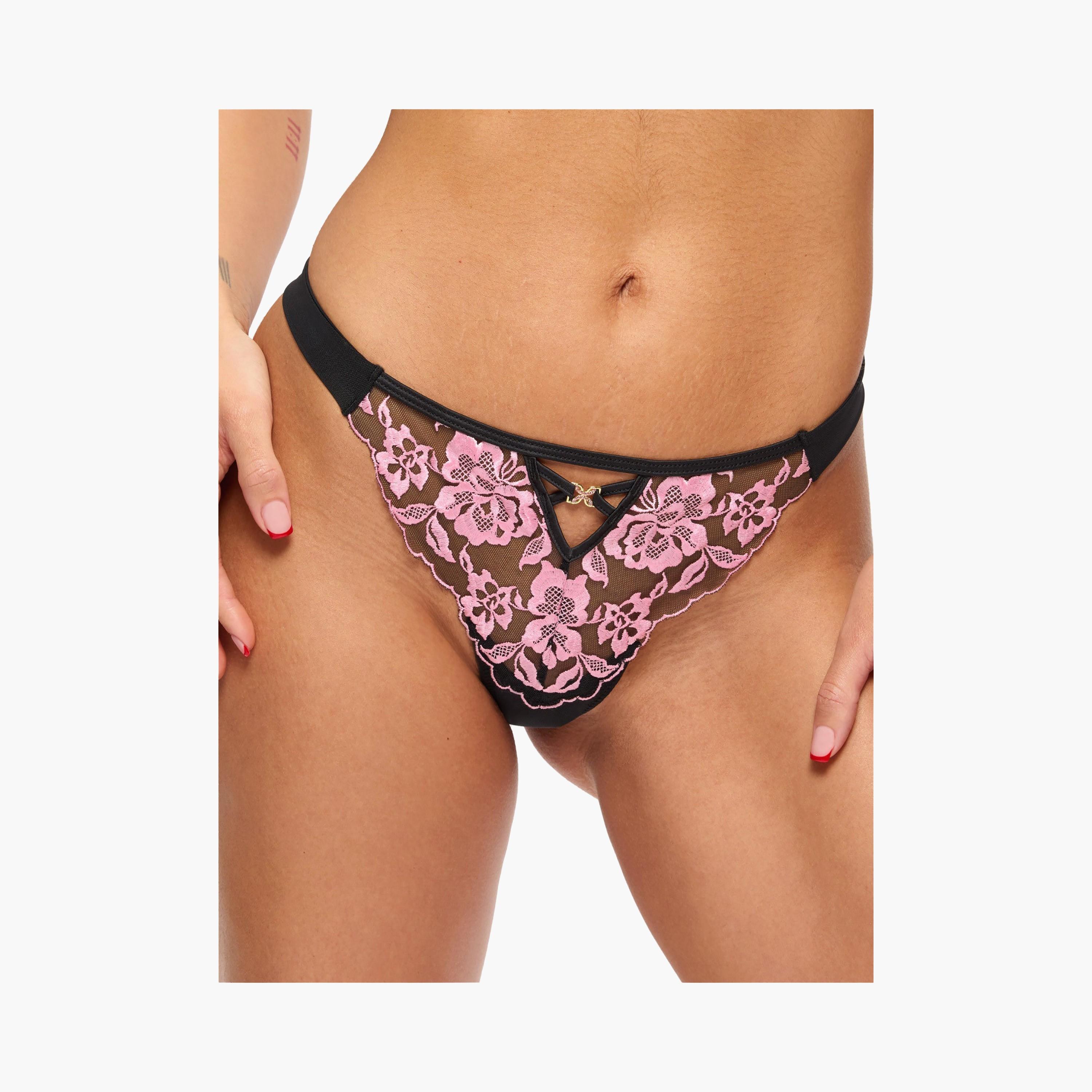 Ann Summers Endless Attraction Multicolour Lace Low Coverage Women's Thongs-women-clothing-lingerie-panties-image-3